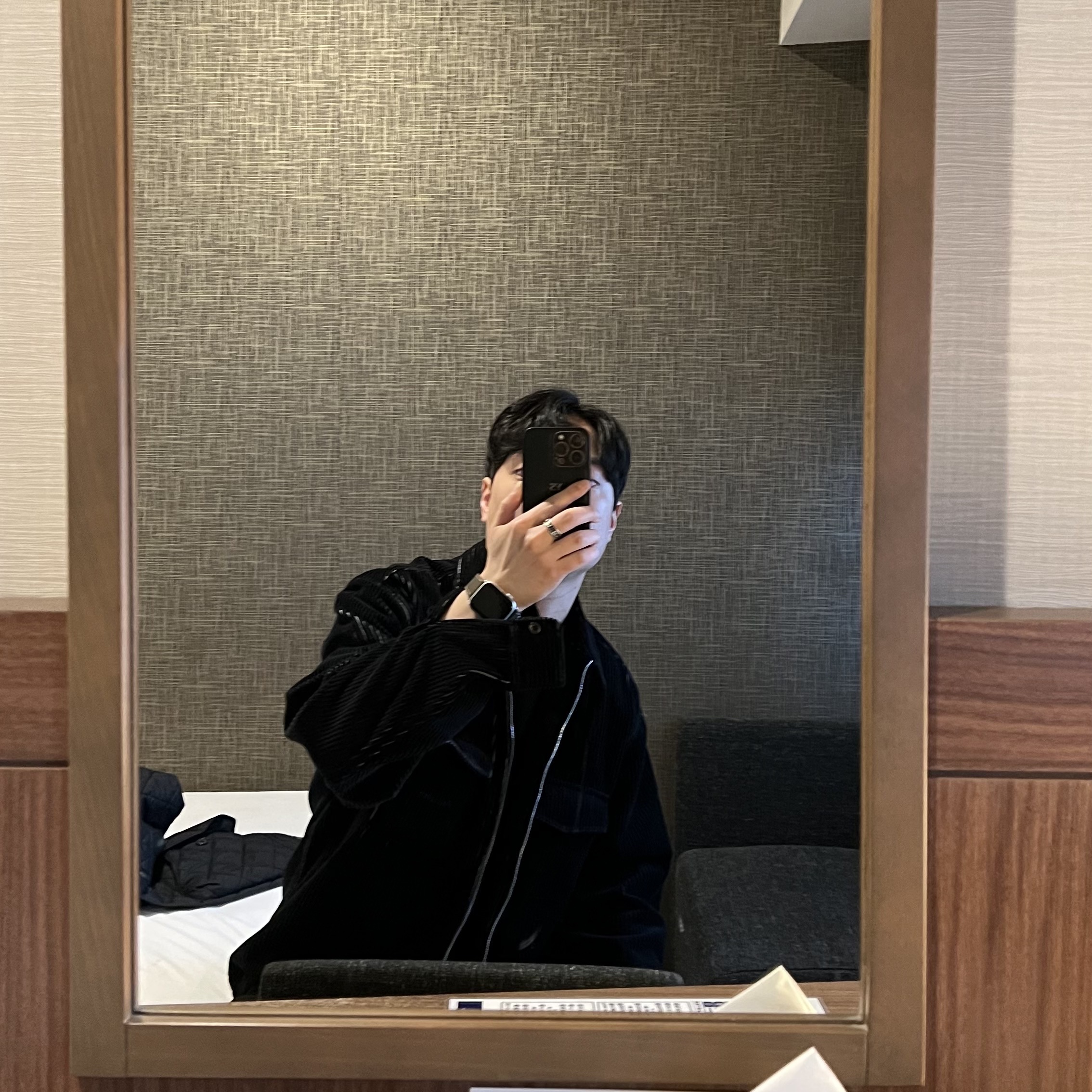 Supreme 2-Tone Corduroy Zip Up Shirt Black - 23SS 착용 스타일 - 2