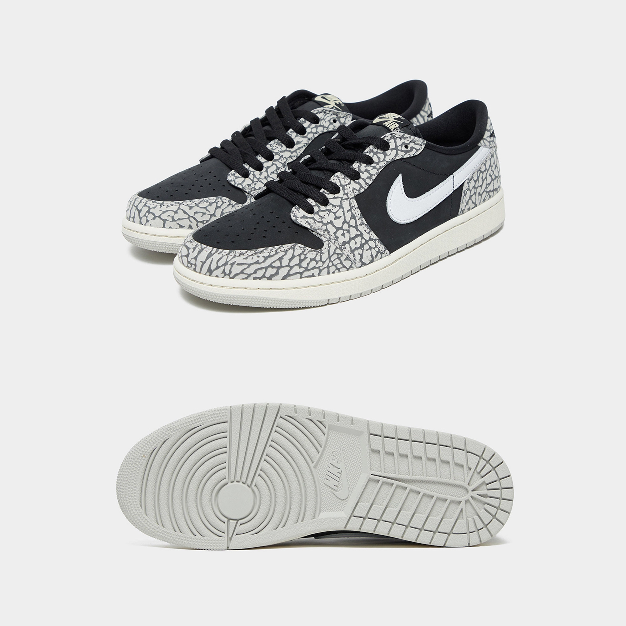 Jordan 1 Retro Low OG Black Cement 착용 스타일 - 2