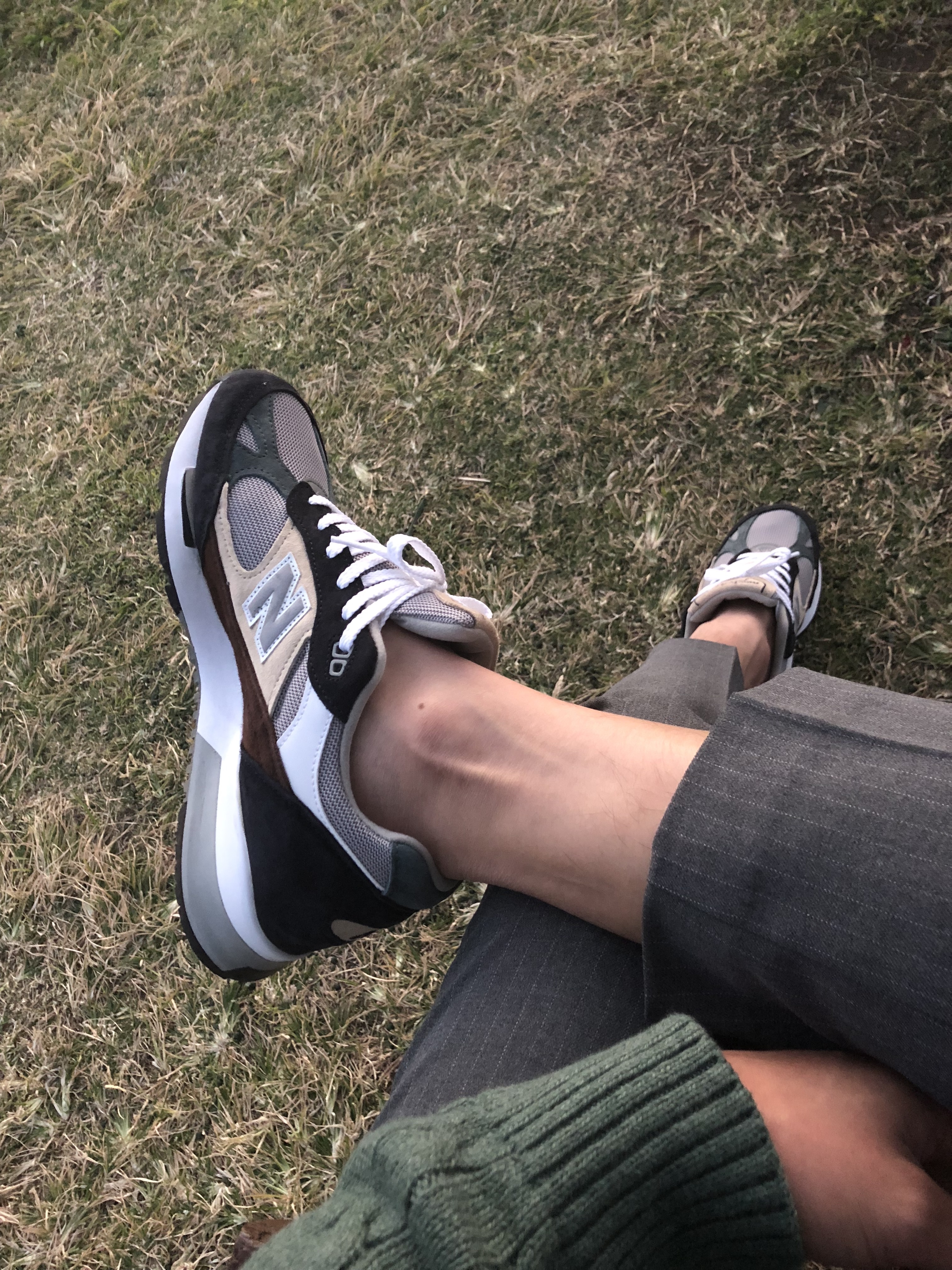 New Balance 991.5 Made in UK Surplus Pack 착용 스타일 - 2