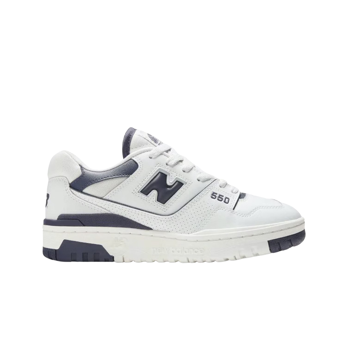 (W) 뉴발란스 550 화이트 다크 머큐리 - D 와이드((W) New Balance 550 White Dark Mercury - D Wide) - 1