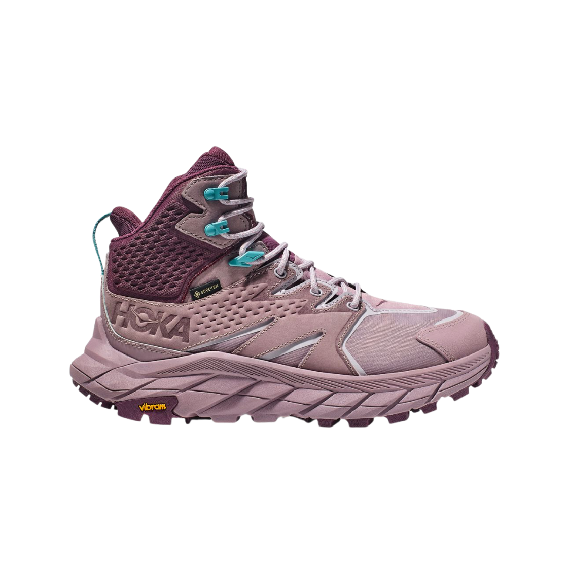 (W) 호카 아나카파 미드 GTX 엘더베리 그레이프 와인((W) Hoka Anacapa Mid GTX Elderberry Grape Wine)