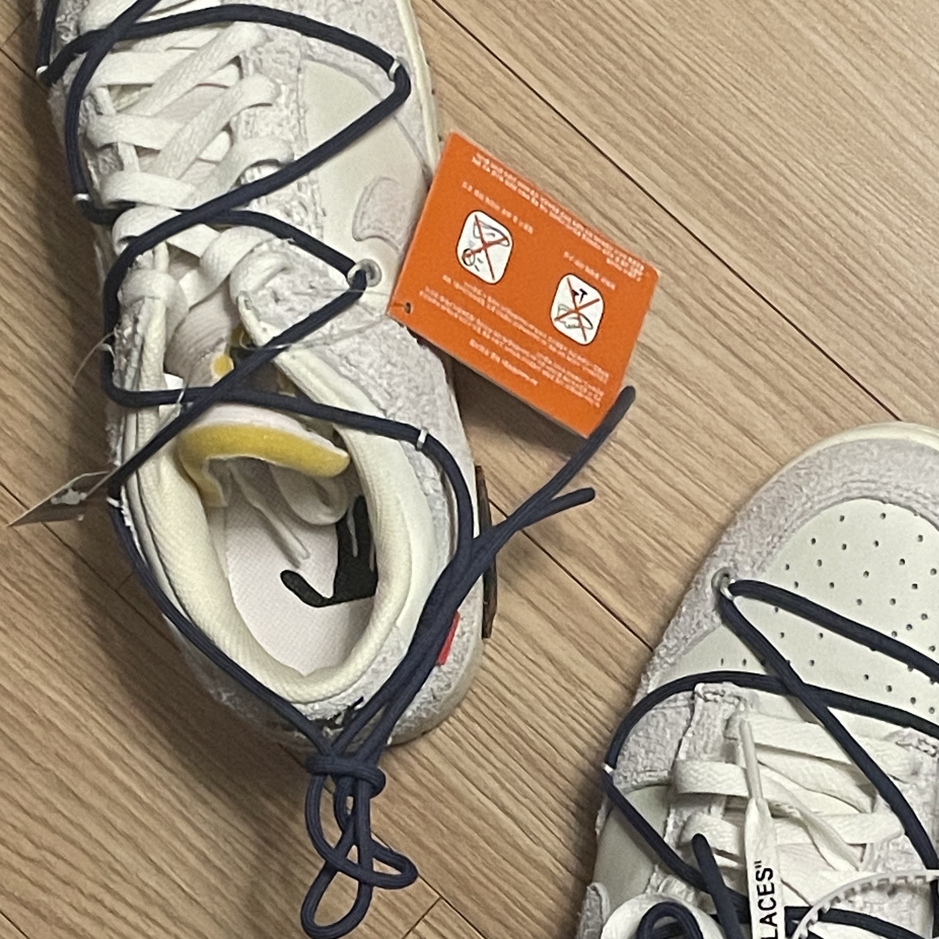Nike x Off-White Dunk Low The 50 - Lot 18 착용 스타일