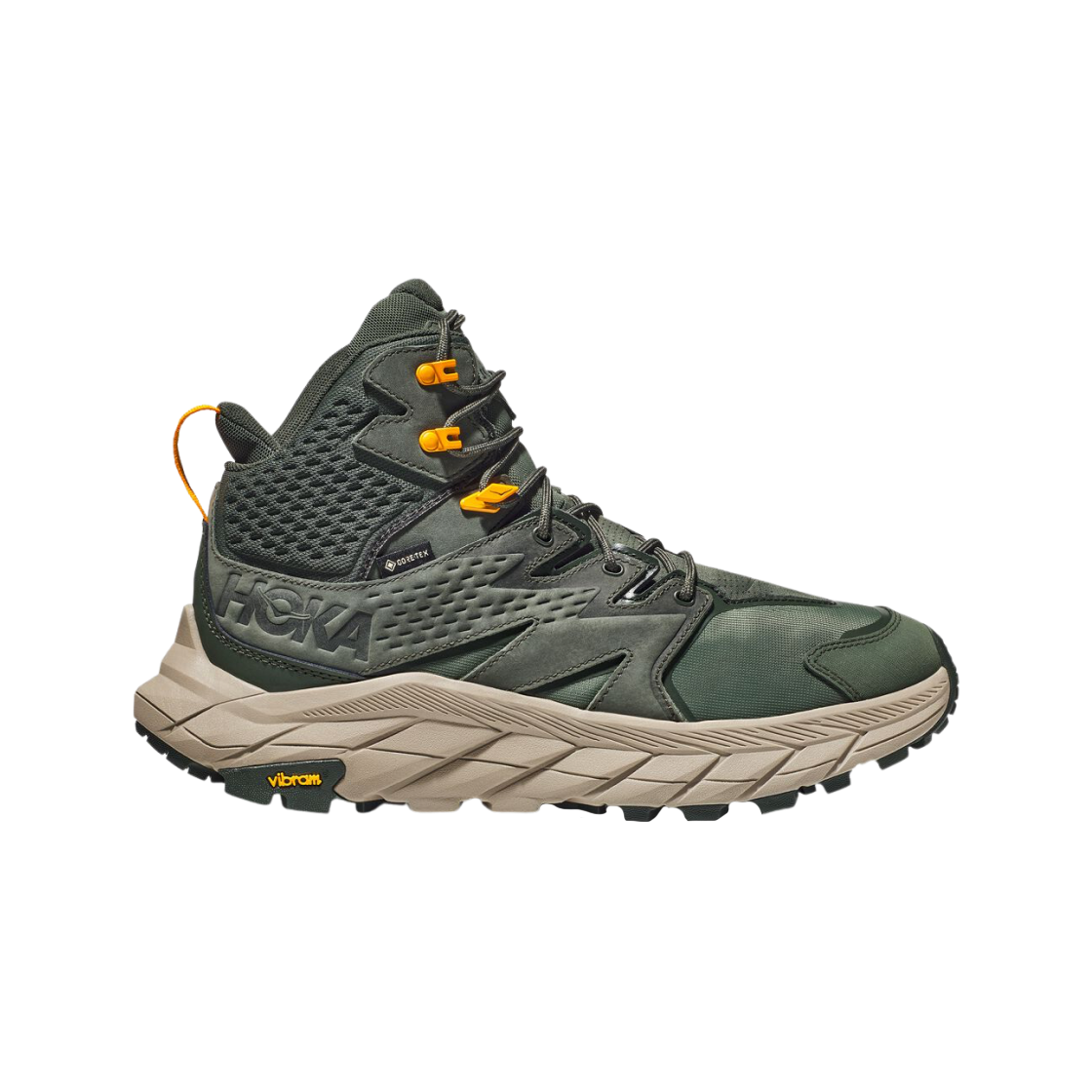 호카 아나카파 미드 GTX 타임 라디언트 옐로우(Hoka Anacapa Mid GTX Thyme Radiant Yellow)