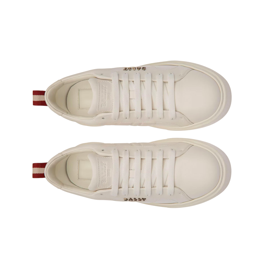 (W) 발리 맥심 레더 스니커즈 화이트((W) Bally Maxim Leather Sneakers White) - 2