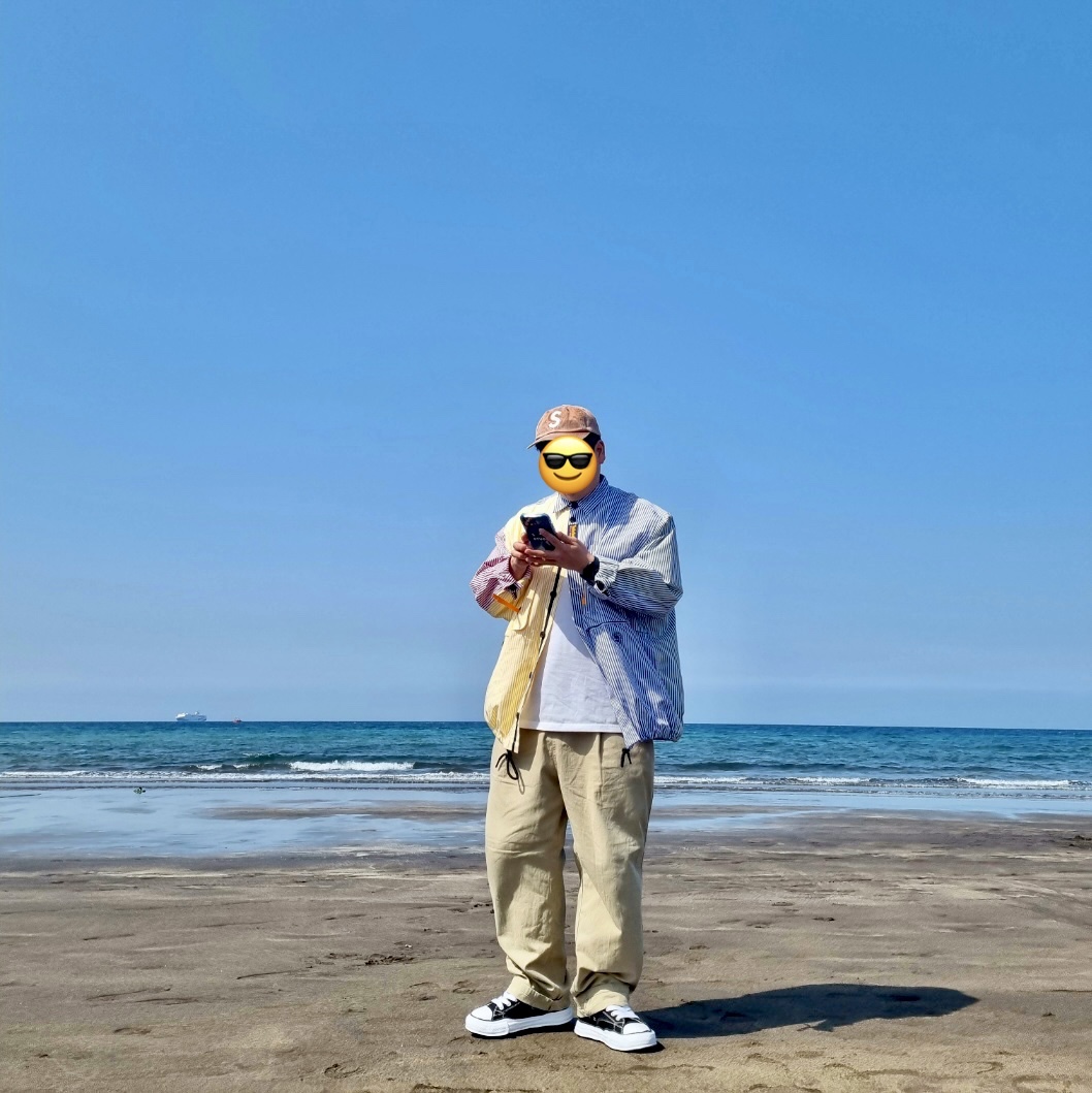 Maison Mihara Yasuhiro Peterson OG Sole Canvas Low Sneakers Black, Supreme Pigment Print S Logo 6-Panel Tan - 22FW 착용 스타일