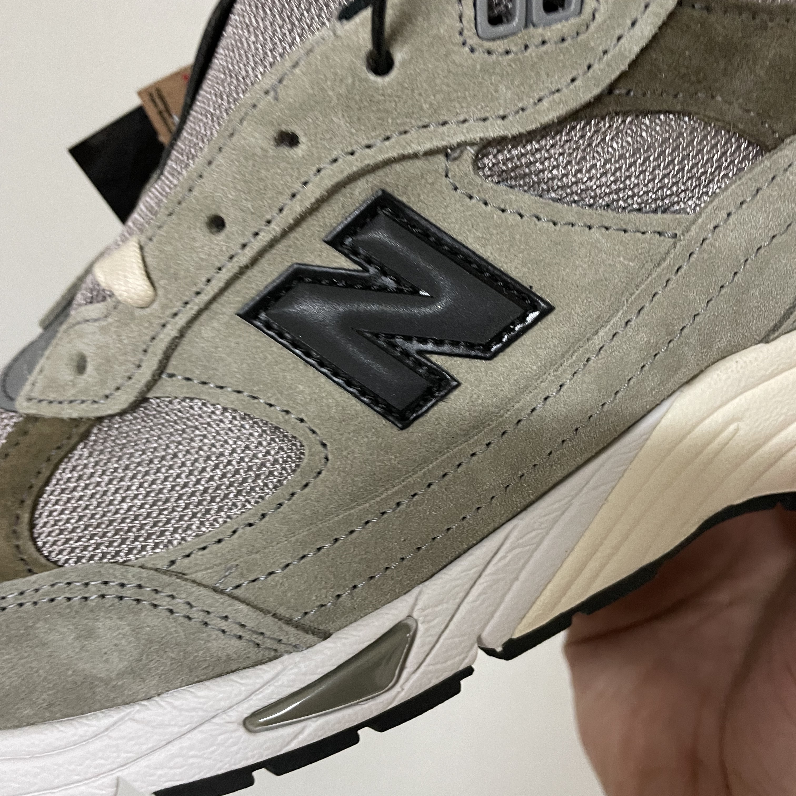 New Balance x JJJJound 991 Made in UK Grey 착용 스타일 - 3