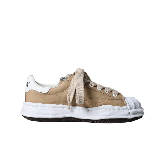 Maison Mihara Yasuhiro Blakey OG STC Sole Paper Like Leather Low-top Sneakers Beige