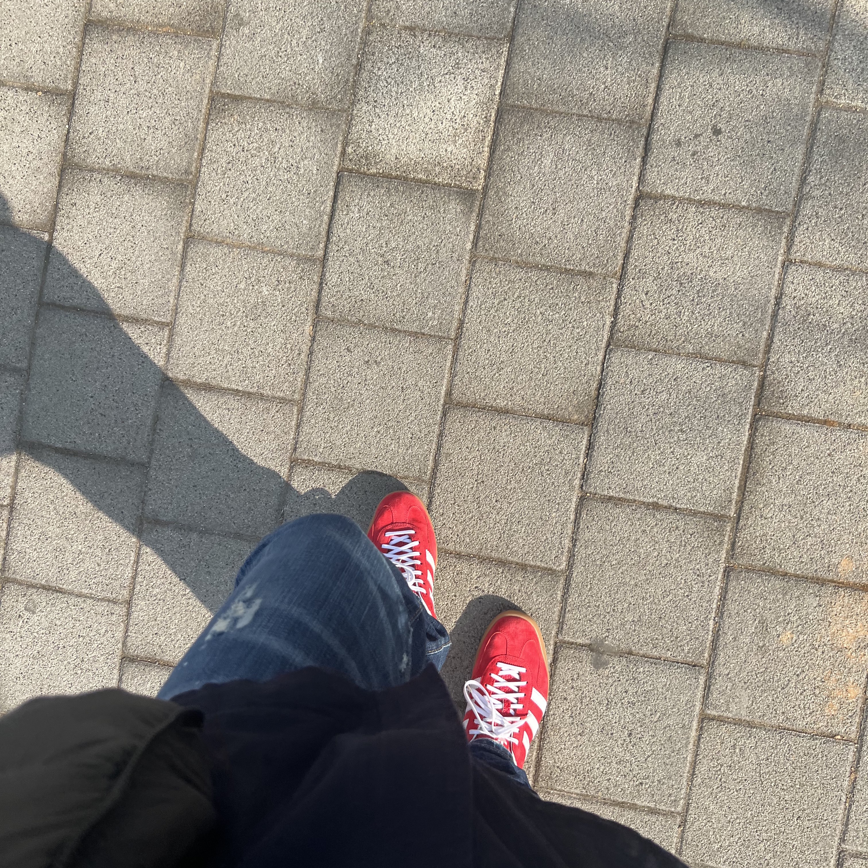 Adidas Gazelle Indoor Scarlet 착용 스타일