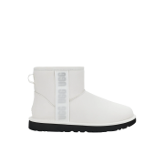 (W) UGG Classic Mini Side Logo Boot Ultra Matte White