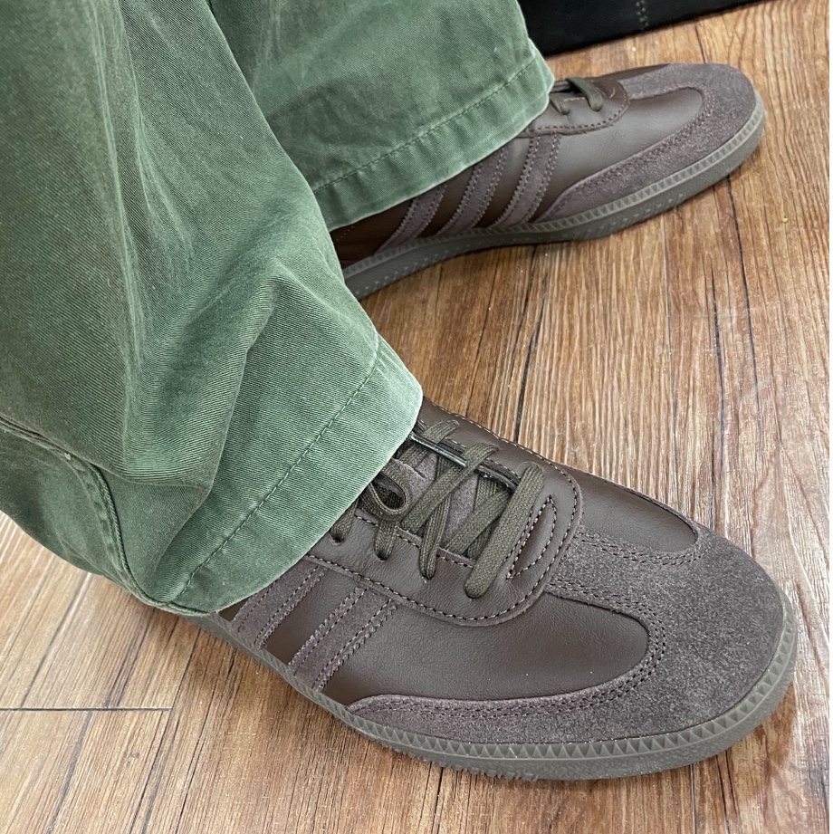 Adidas Samba Brown 착용 스타일