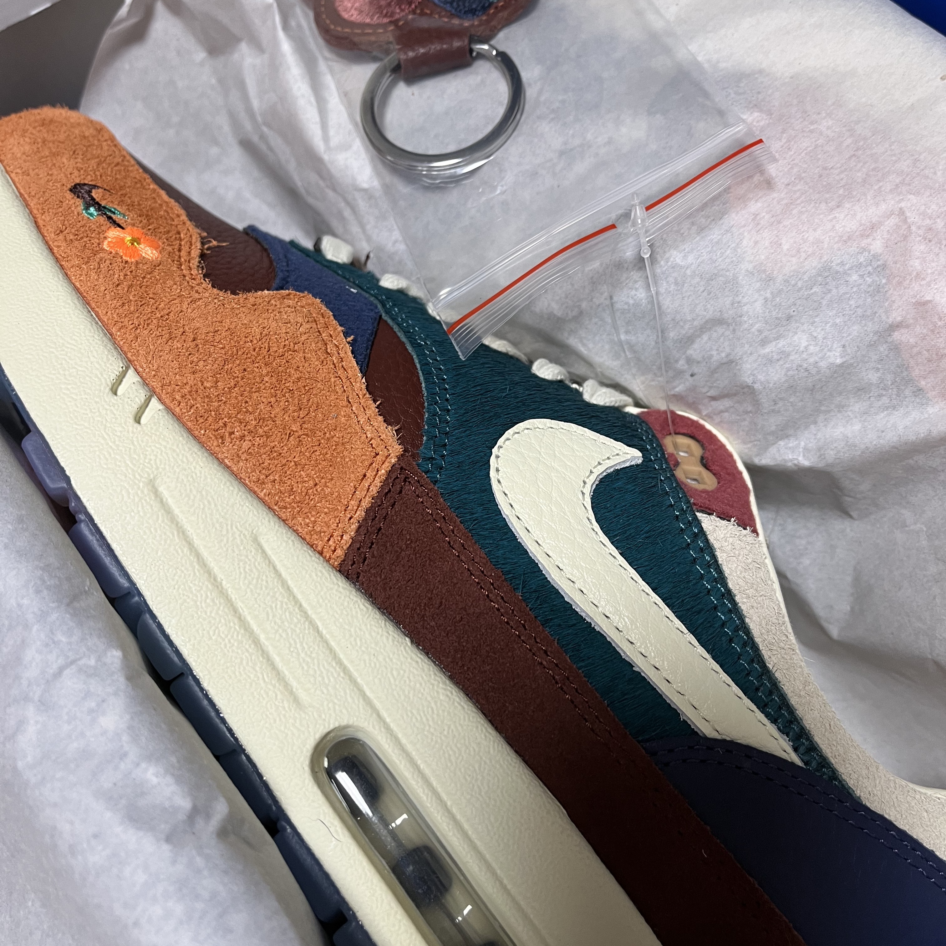 Nike x Kasina Air Max 1 SP Won-Ang Orange 착용 스타일 - 2