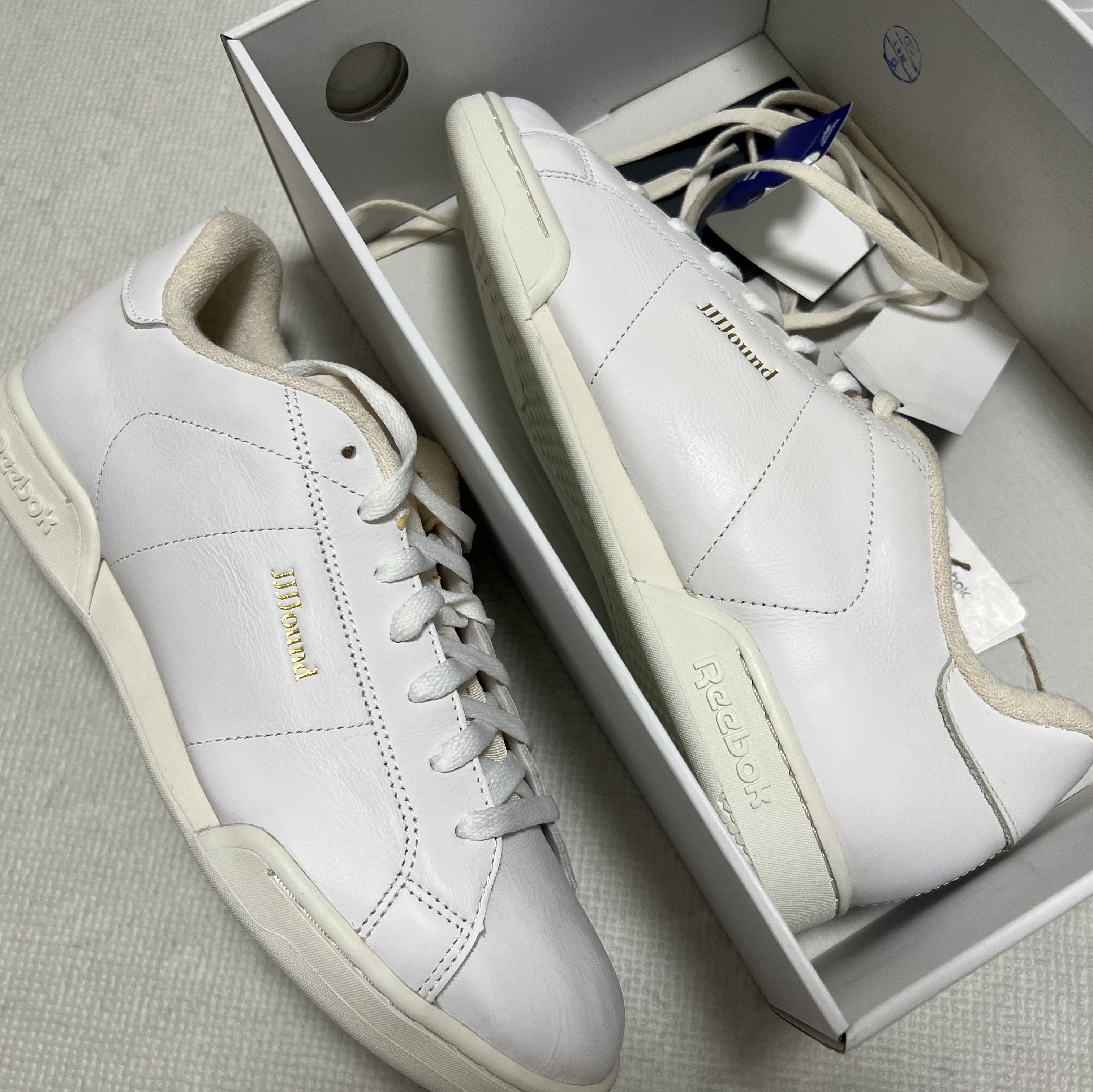 Reebok x JJJJound NPC II White 착용 스타일