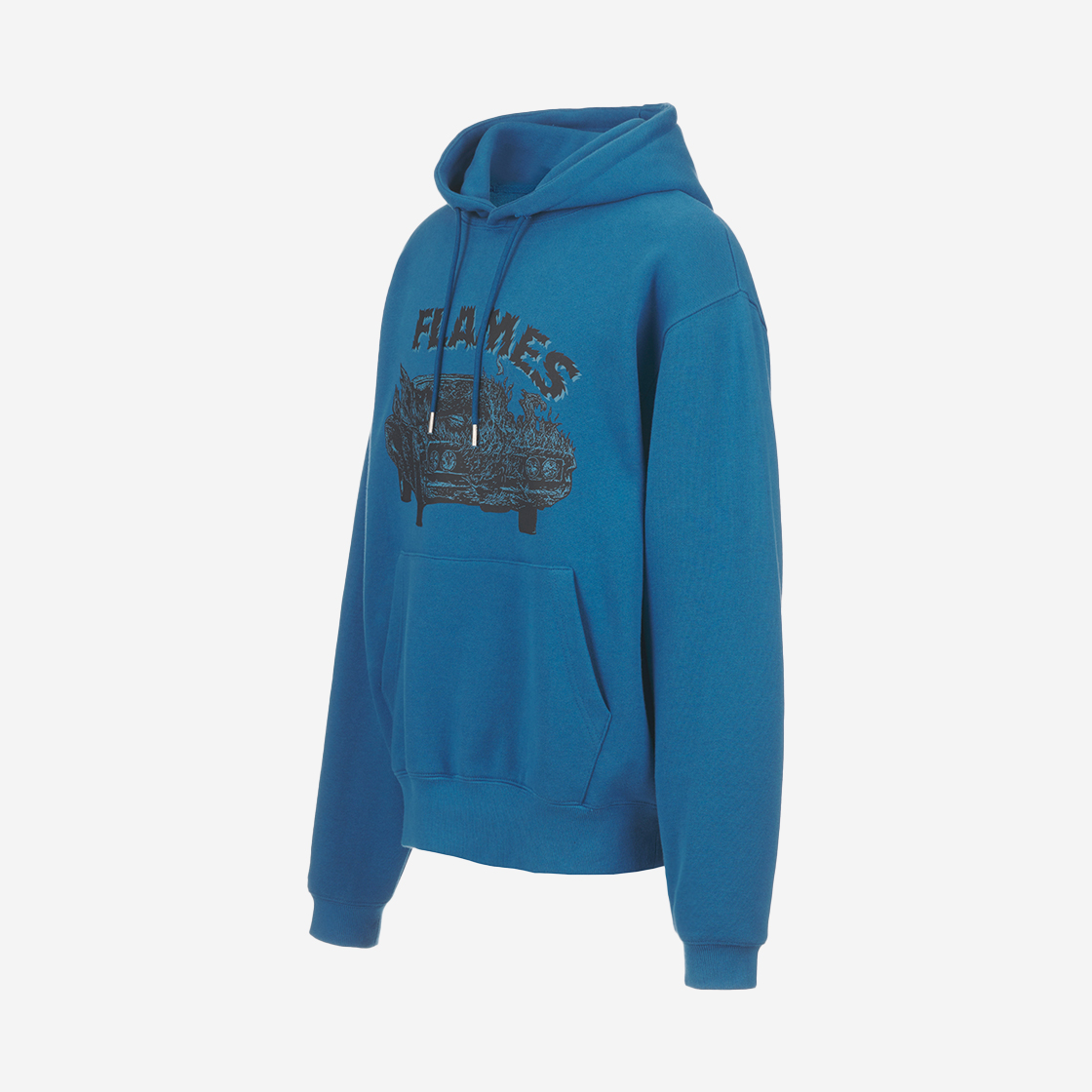 더바이닐하우스 플레임 카 후드 블루(Thevinylhouse Flames Car Hoodie Blue) - 3