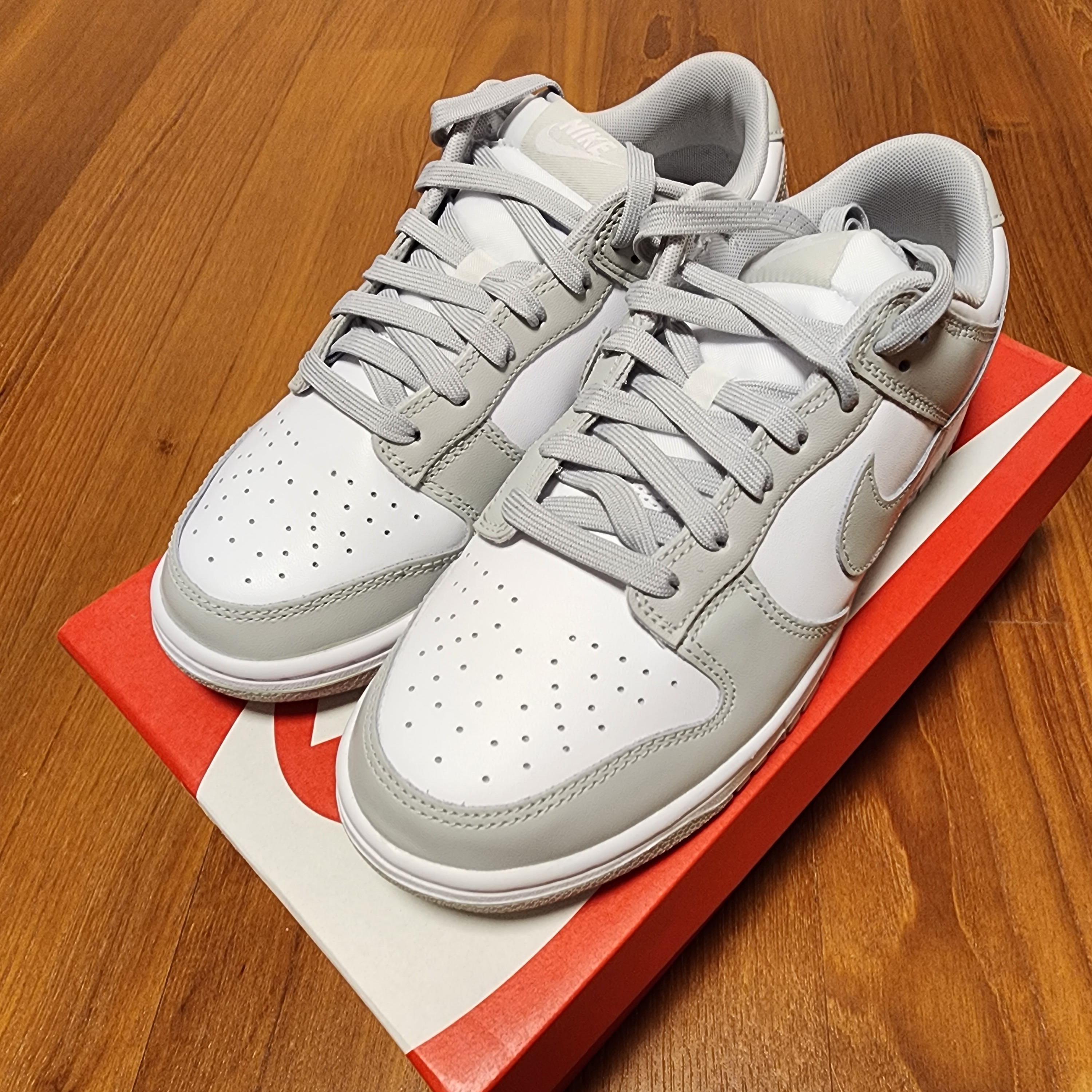 Nike Dunk Low Retro Grey Fog 착용 스타일 - 2