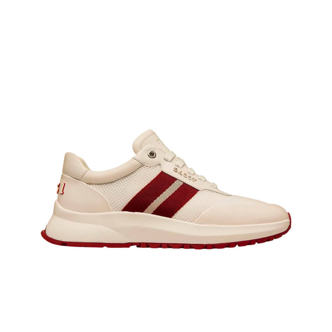 발리 다린 메쉬 레더 스니커즈 화이트(Bally Daryn Mesh Leather Sneakers White) - 1