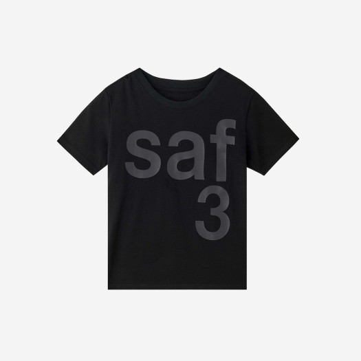 사파리스팟 우먼 1/2 베이직 사파리 티셔츠 블랙