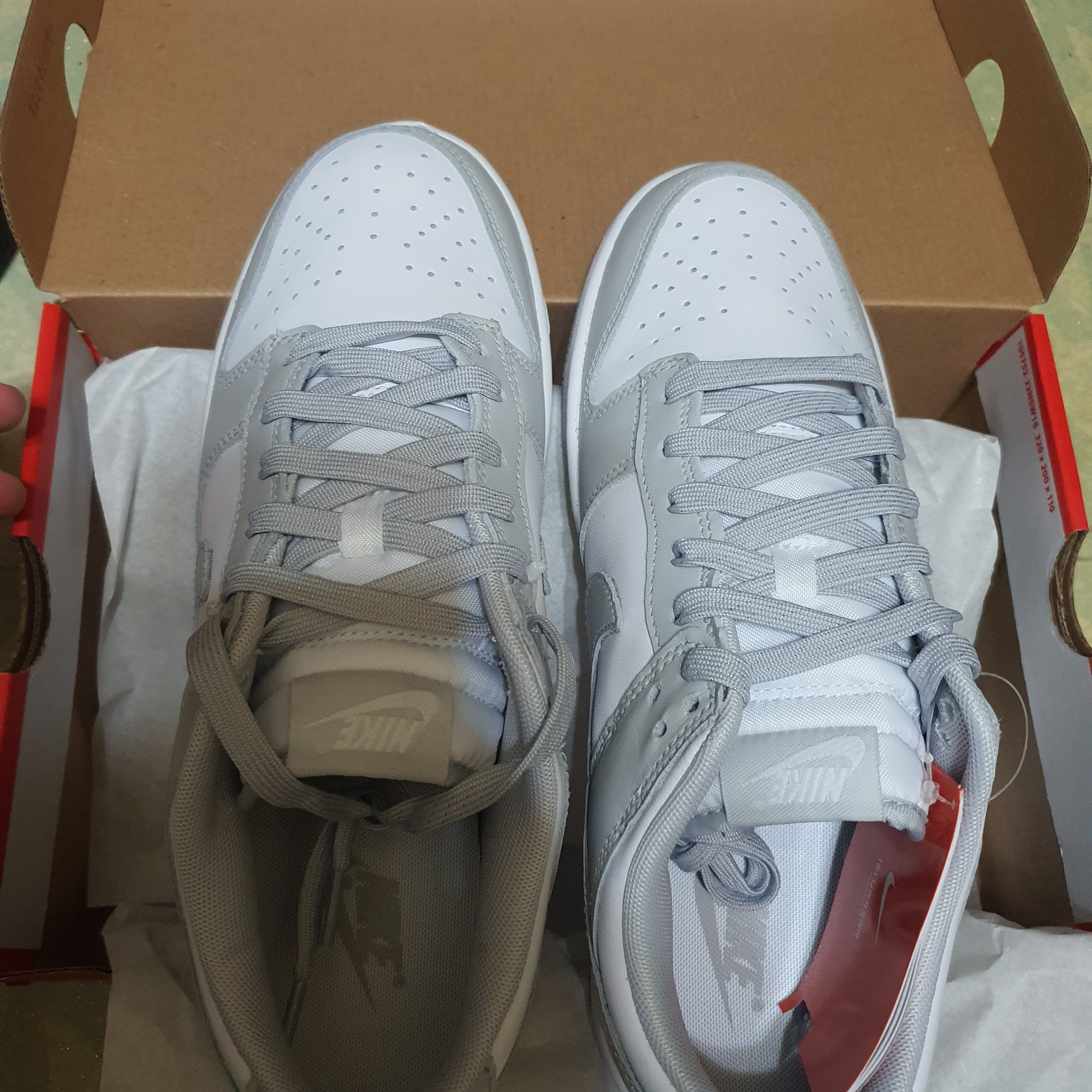 Nike Dunk Low Retro Grey Fog 착용 스타일