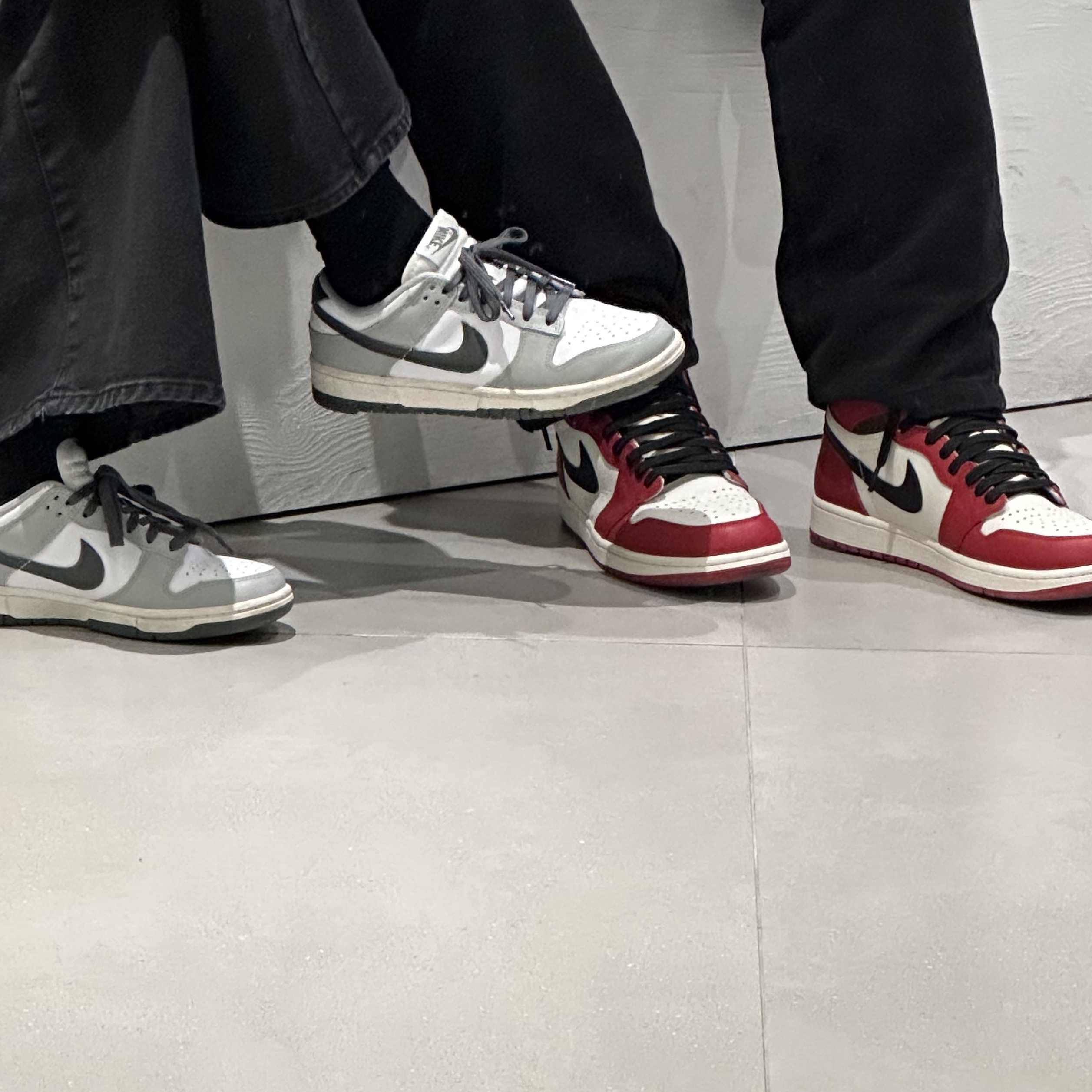 Jordan 1 Retro High OG Chicago 2022, Stone Island 41599 Heat Reactive Lamy Cotton Linen Tela Jacket Bluette - 22SS 착용 스타일 - 2