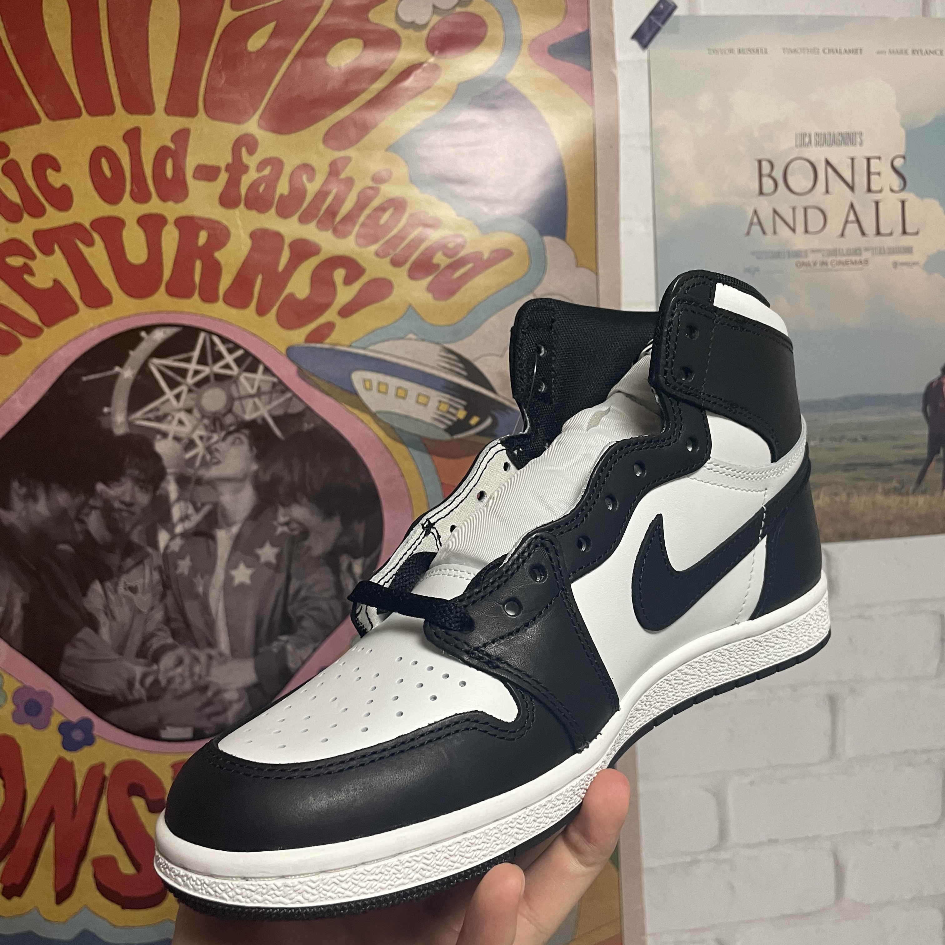 Jordan 1 High 85 Black White 착용 스타일