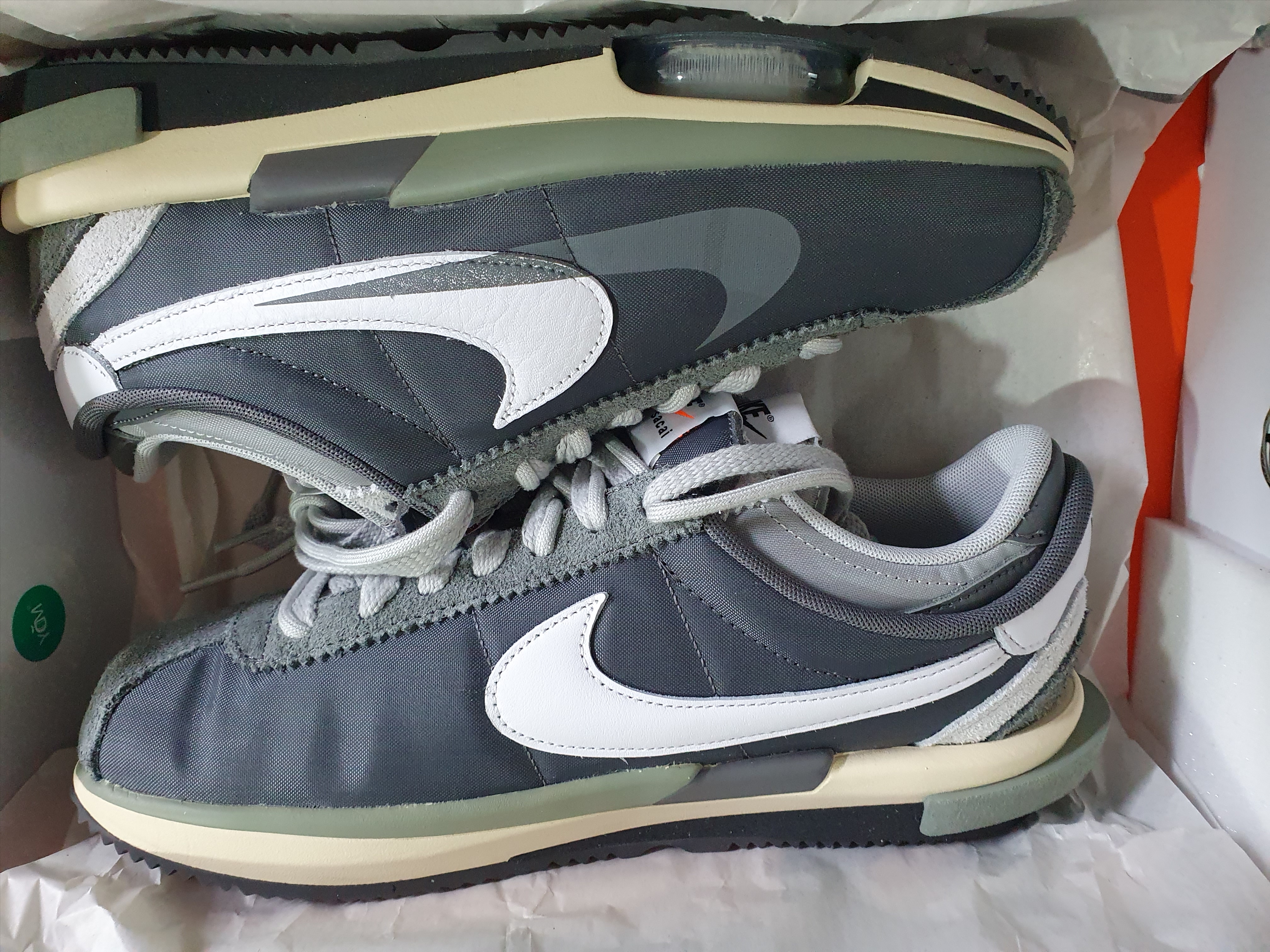 Nike x Sacai Zoom Cortez SP Iron Grey 착용 스타일
