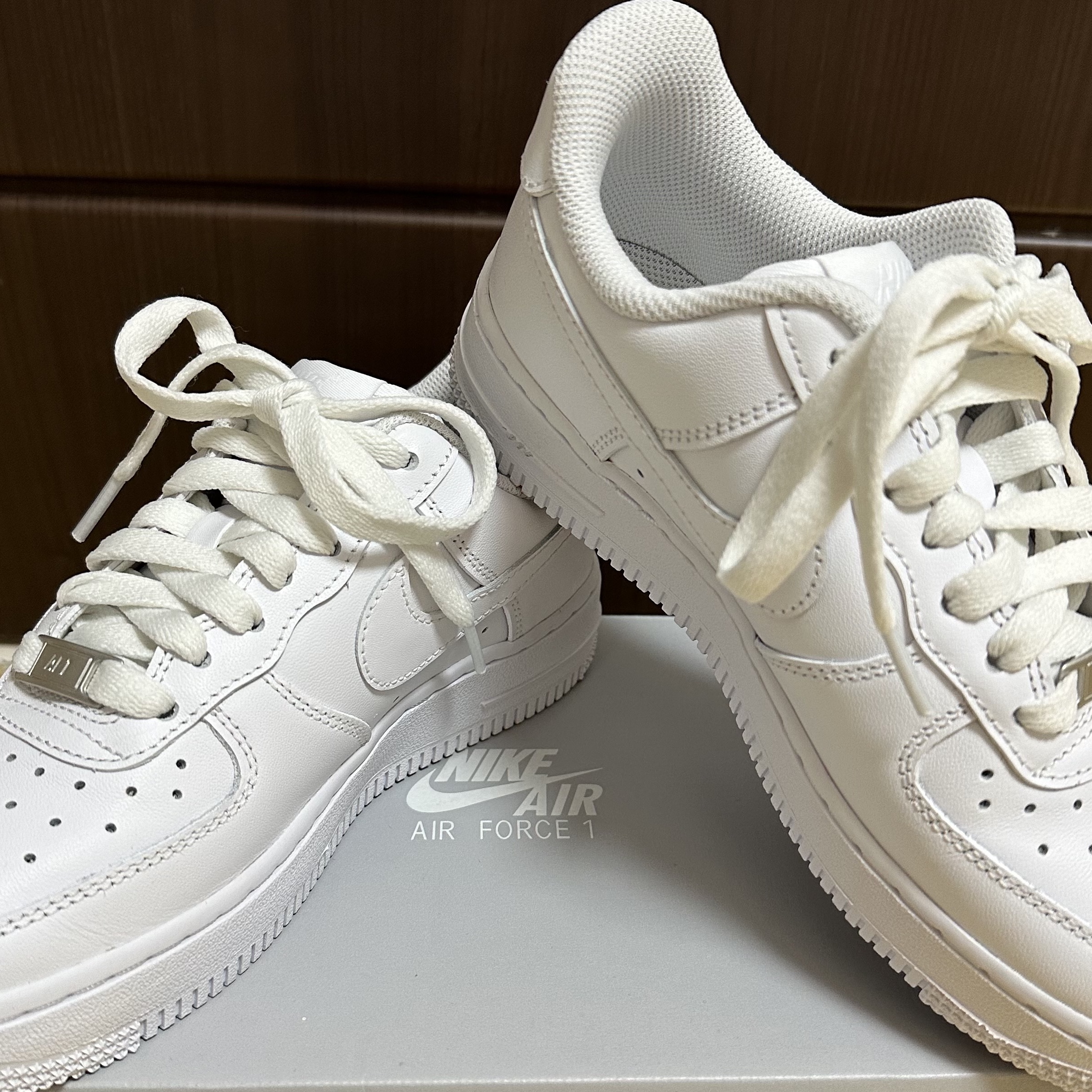 (W) Nike Air Force 1 '07 Low White 착용 스타일