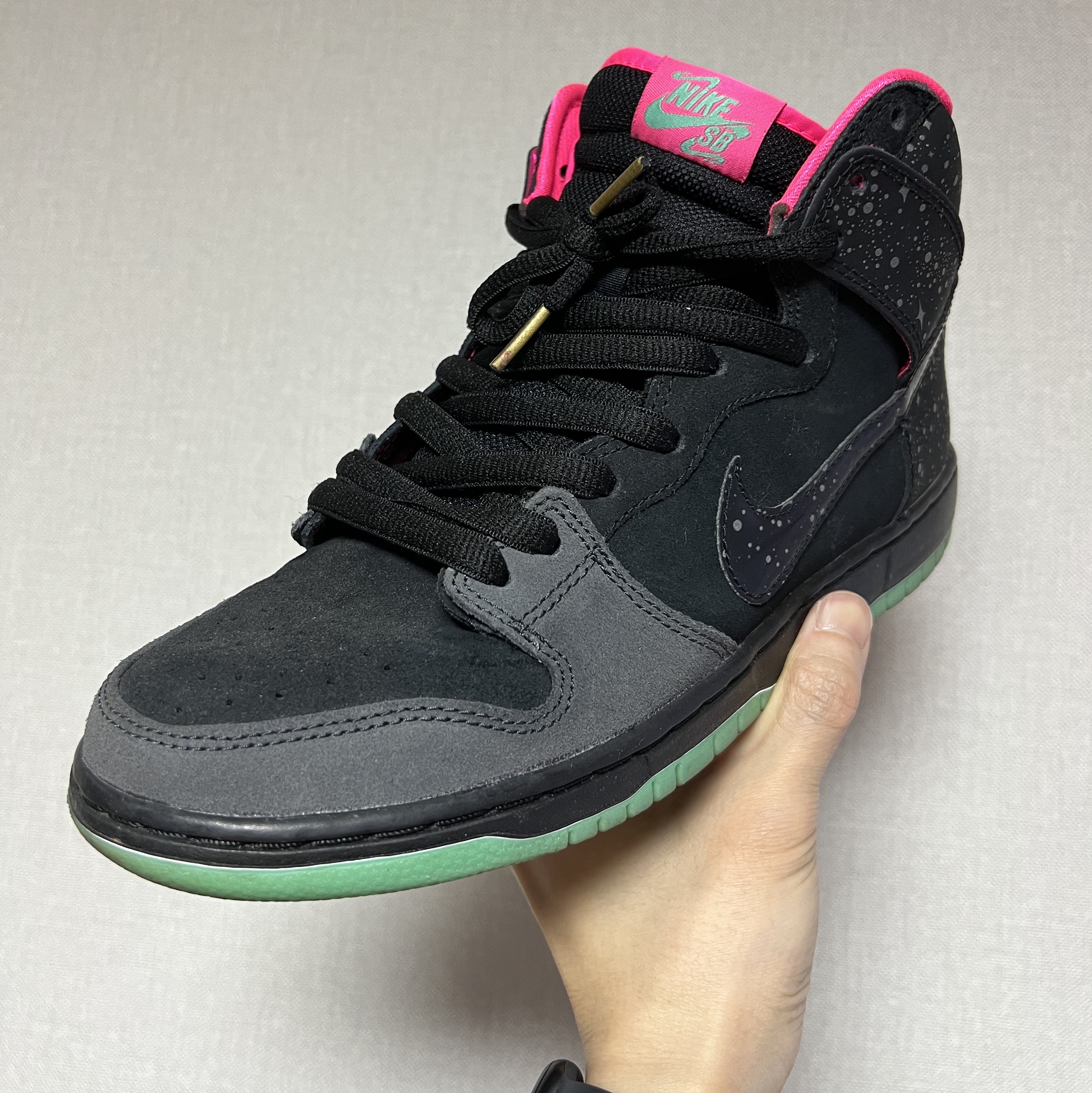 Nike Dunk SB High Premier Northern Lights 착용 스타일 - 1