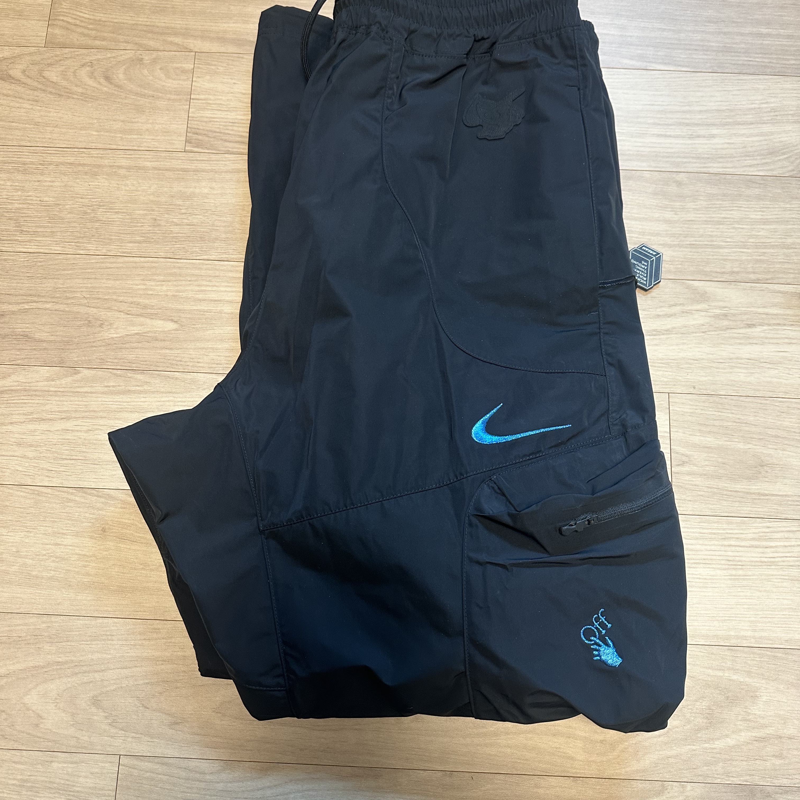 Nike x Off-White NRG Track Pants Black - Asia 착용 스타일 - 2
