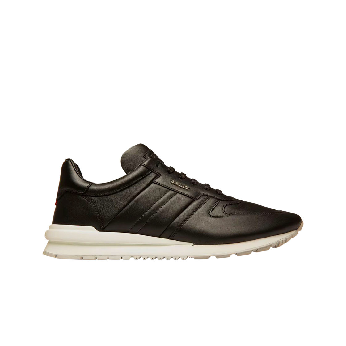 발리 아슬러 레더 스니커즈 블랙(Bally Asler Leather Sneakers Black) - 1