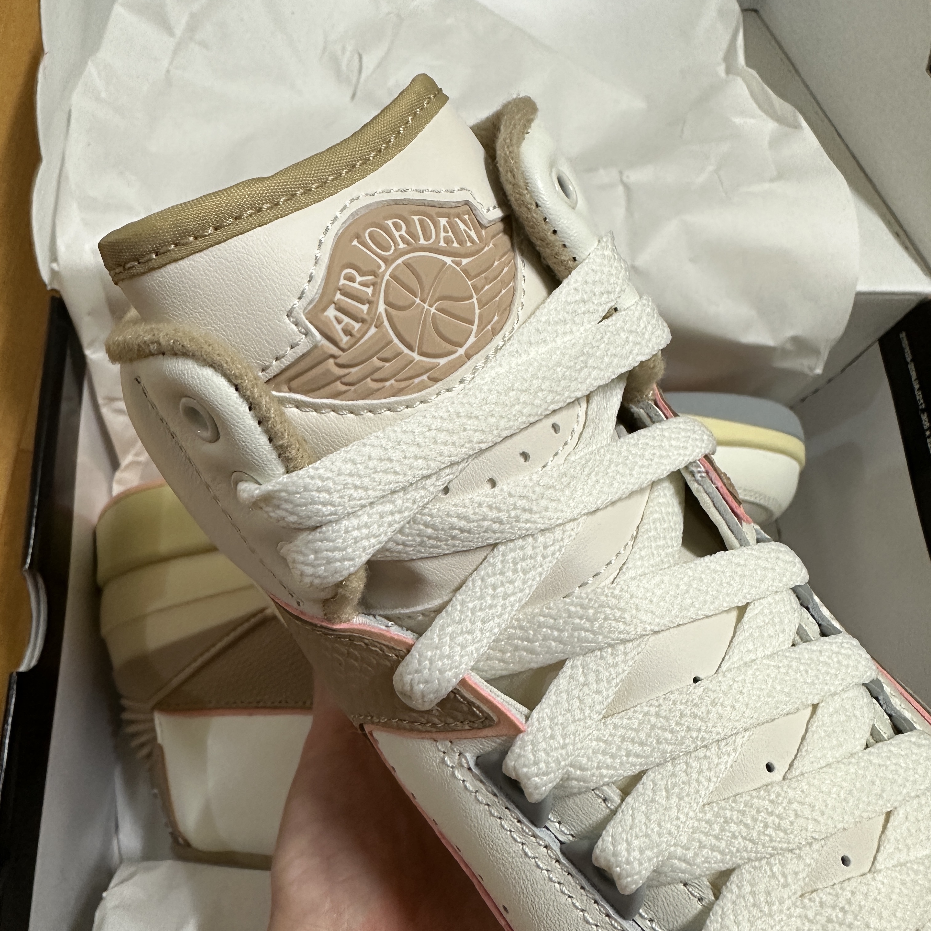 (W) Jordan 2 Retro Sunset Haze 착용 스타일 - 3