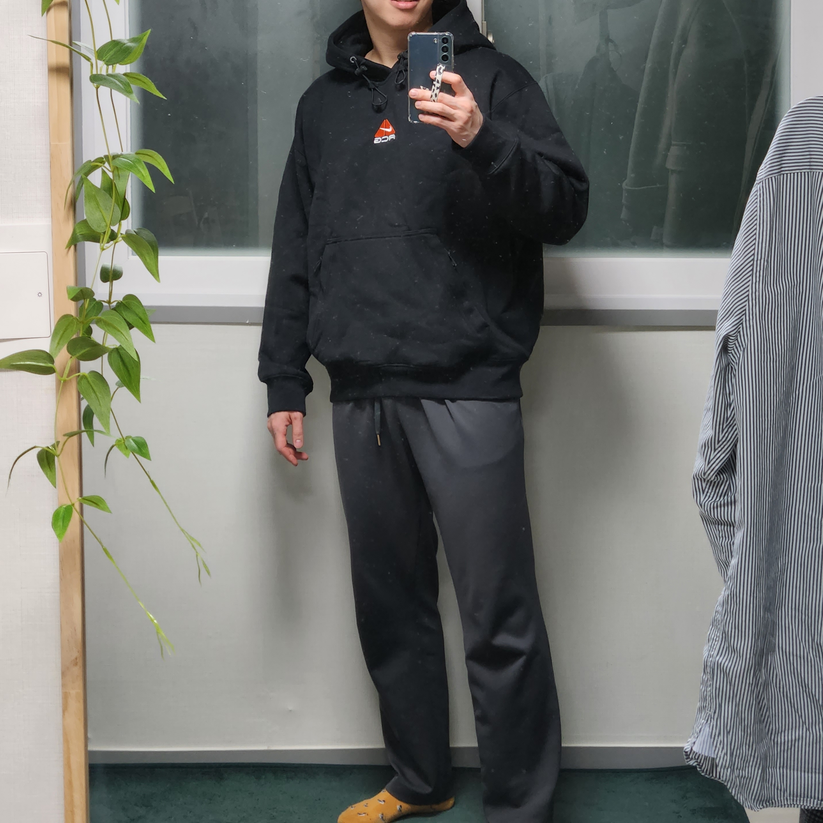 Nike ACG Therma-Fit Pullover Fleece Hoodie Black - Asia 착용 스타일 - 2