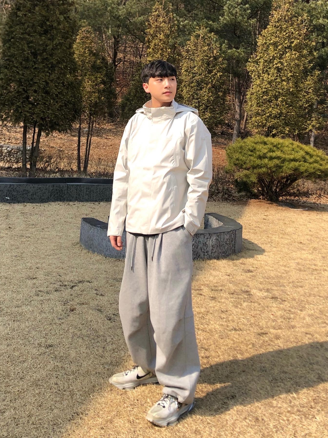 Nike x Matthew M Williams Zoom 004 Stone 착용 스타일