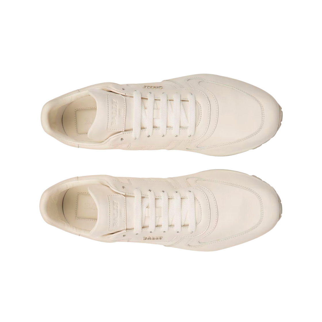 발리 아슬러 레더 스니커즈 화이트(Bally Asler Leather Sneakers White) - 2