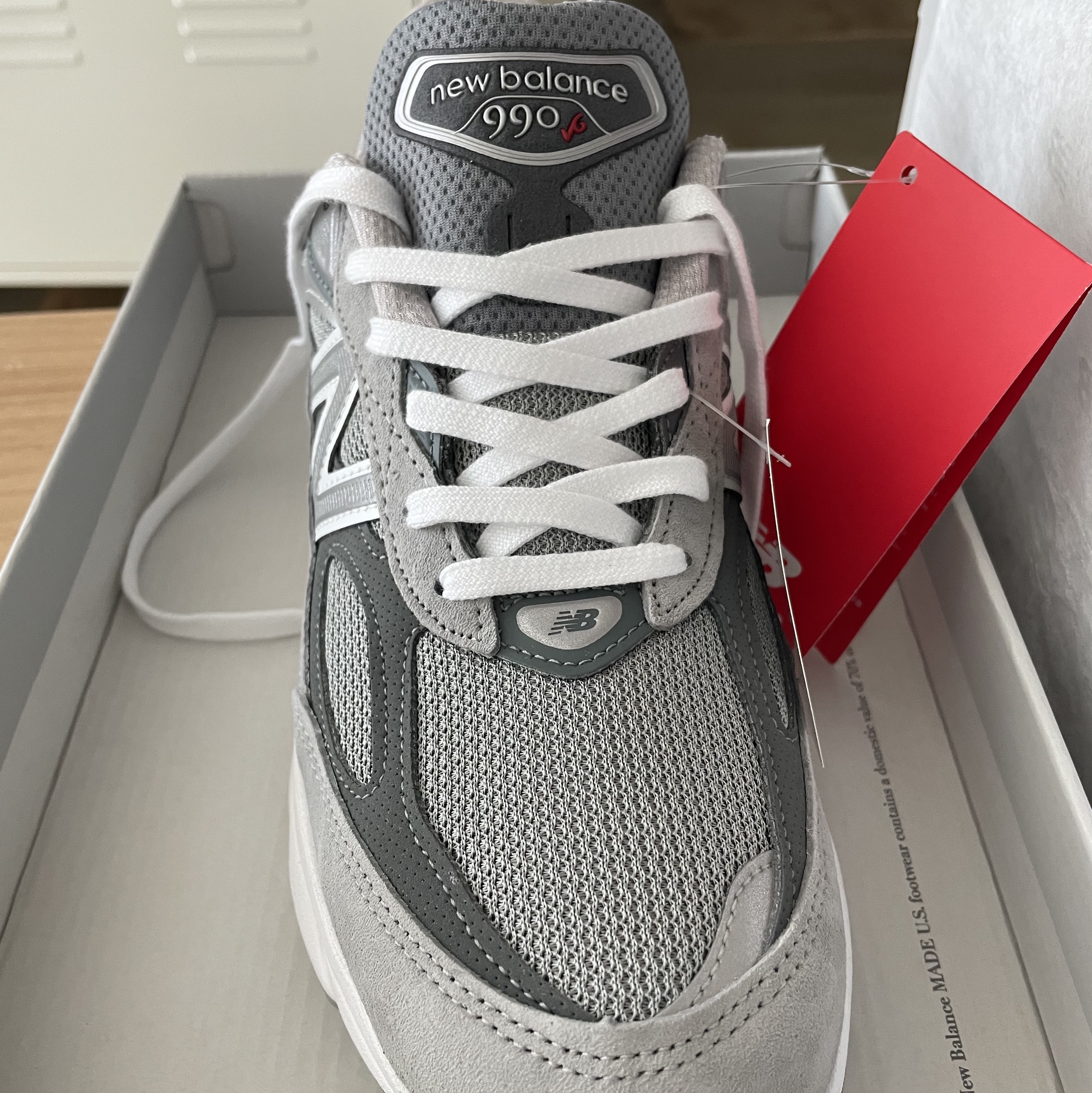 New Balance 990v6 Made in USA Grey - D Standard 착용 스타일