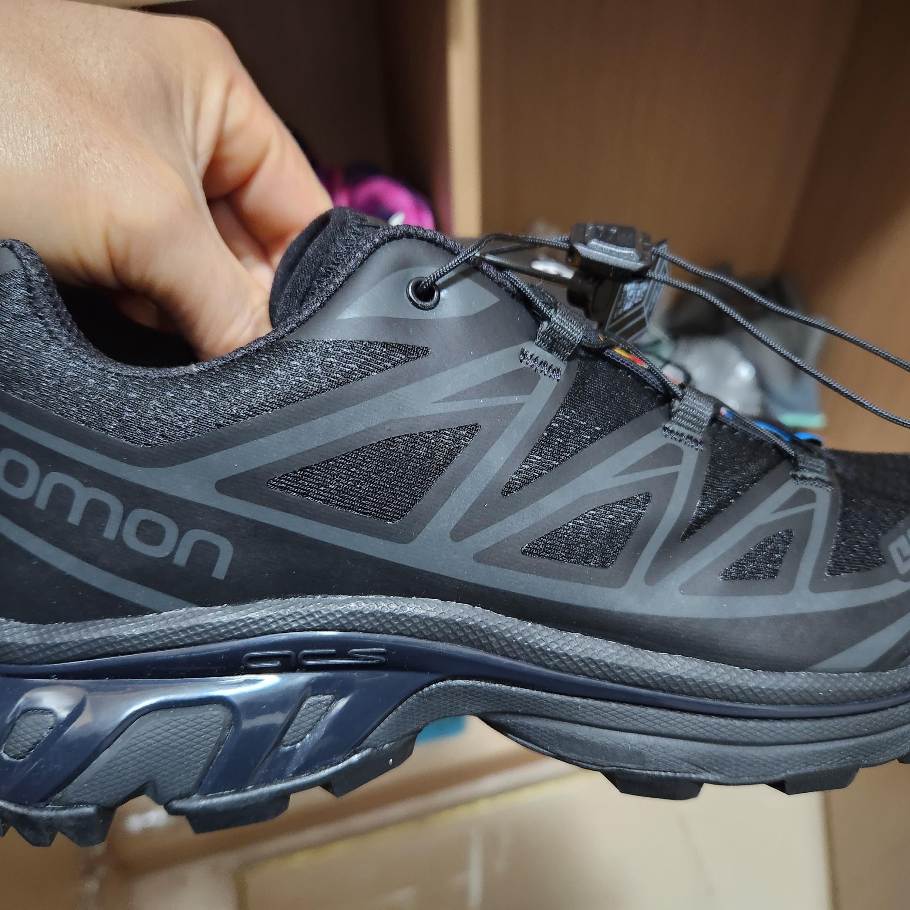 Salomon XT-6 ADV Black 착용 스타일 - 2