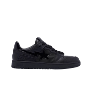 Bape Sta Low SK8 Patent Leather Triple Black