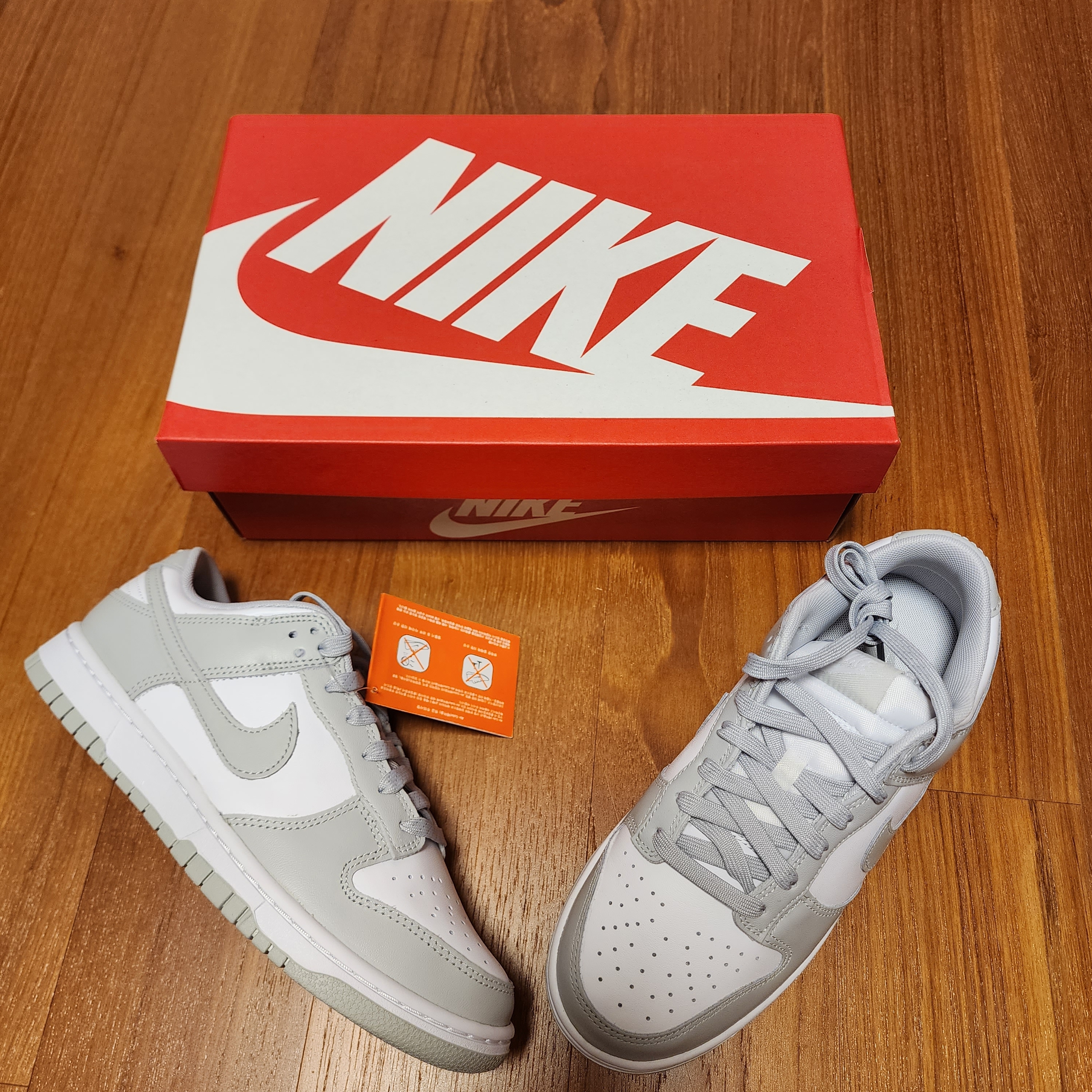 Nike Dunk Low Retro Grey Fog 착용 스타일 - 3
