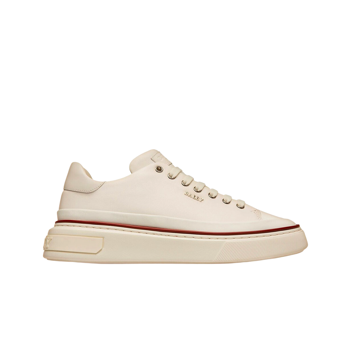 발리 메일리 레더 스니커즈 화이트(Bally Maily Leather Sneakers White) - 1
