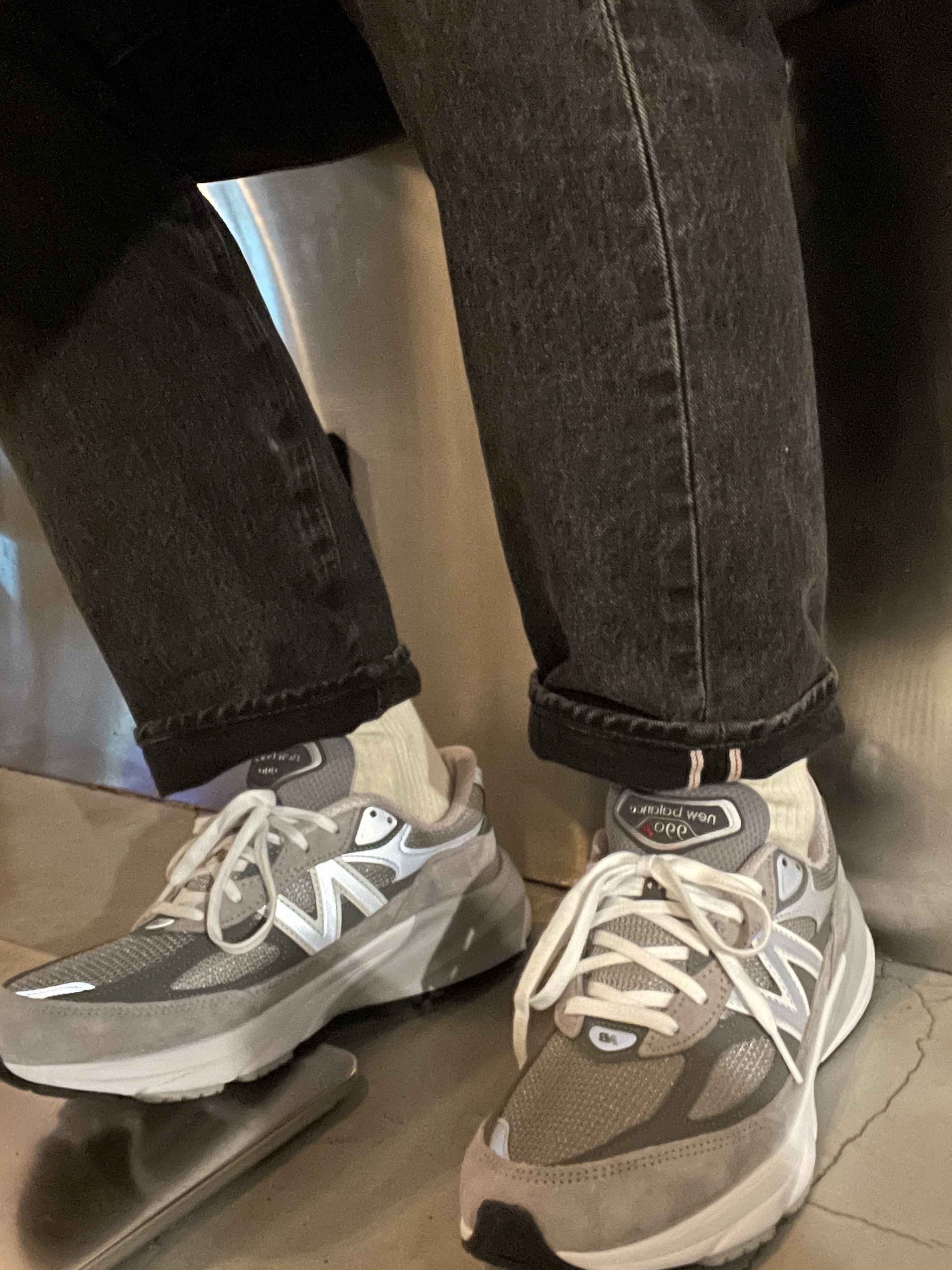 New Balance 990v6 Made in USA Grey - D Standard, New Balance 992 Made in USA Grey - D Standard 착용 스타일 - 1