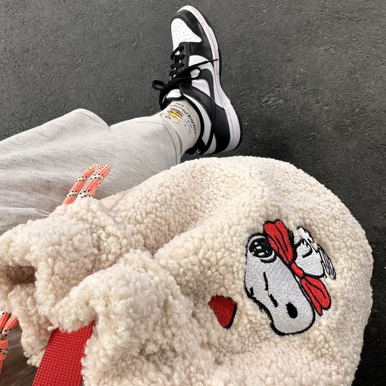 (W) Nike Dunk Low Black 착용 스타일