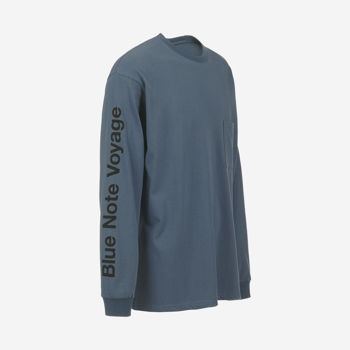 더바이닐하우스 노 아폴로지스 포켓 롱슬리브 티셔츠 블루(Thevinylhouse No Apologies Pocket LS T-Shirt Blue) - 3