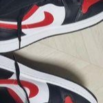 Jordan 1 Mid Black Fire Red 착용 스타일