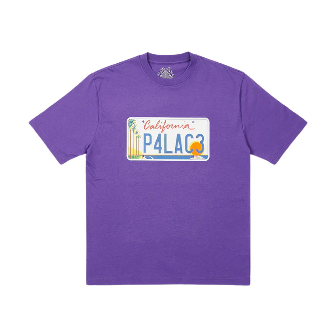 Palace Plate T-Shirt Purple - 23SS 상세 이미지 1