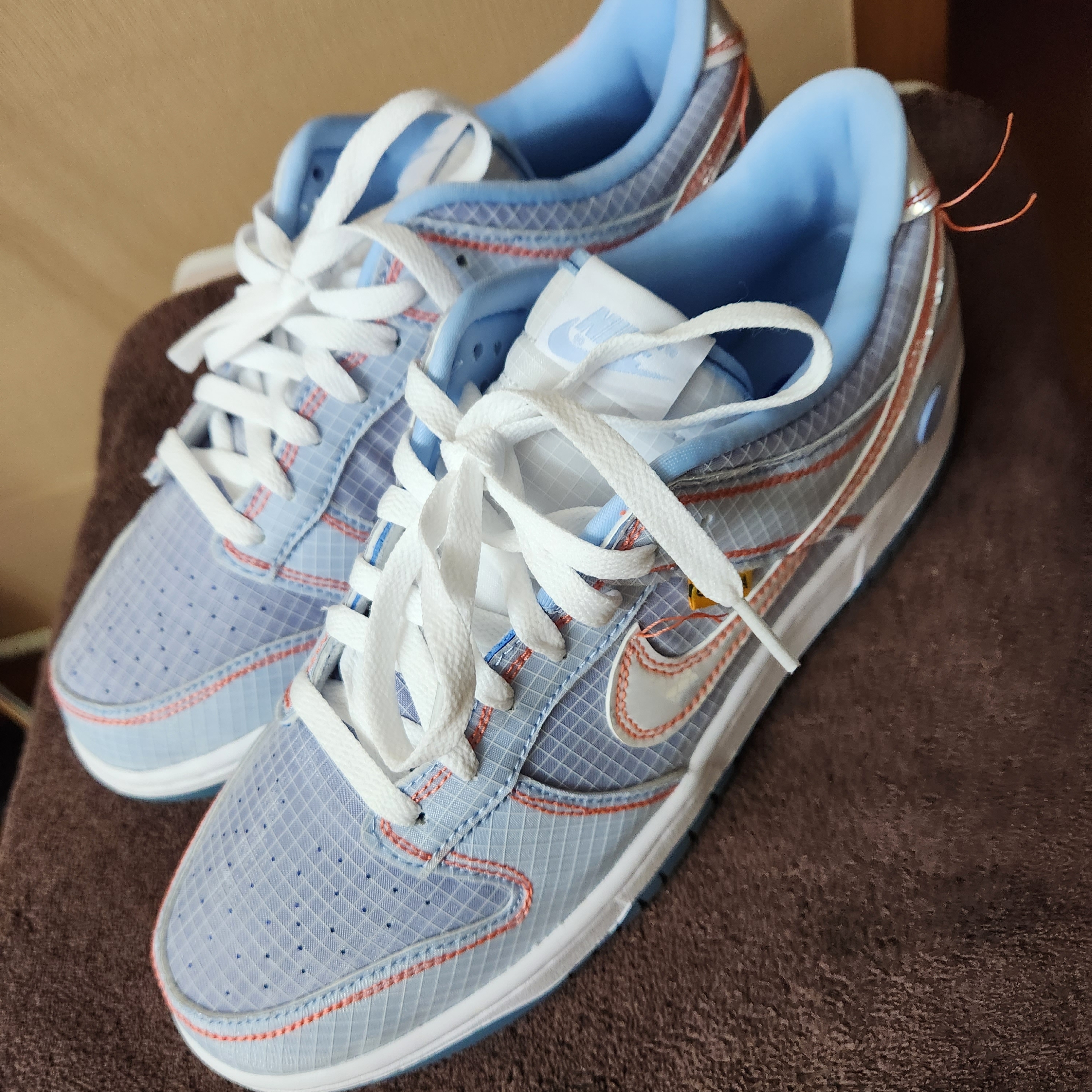Nike x Union Dunk Low Passport Pack Argon 착용 스타일