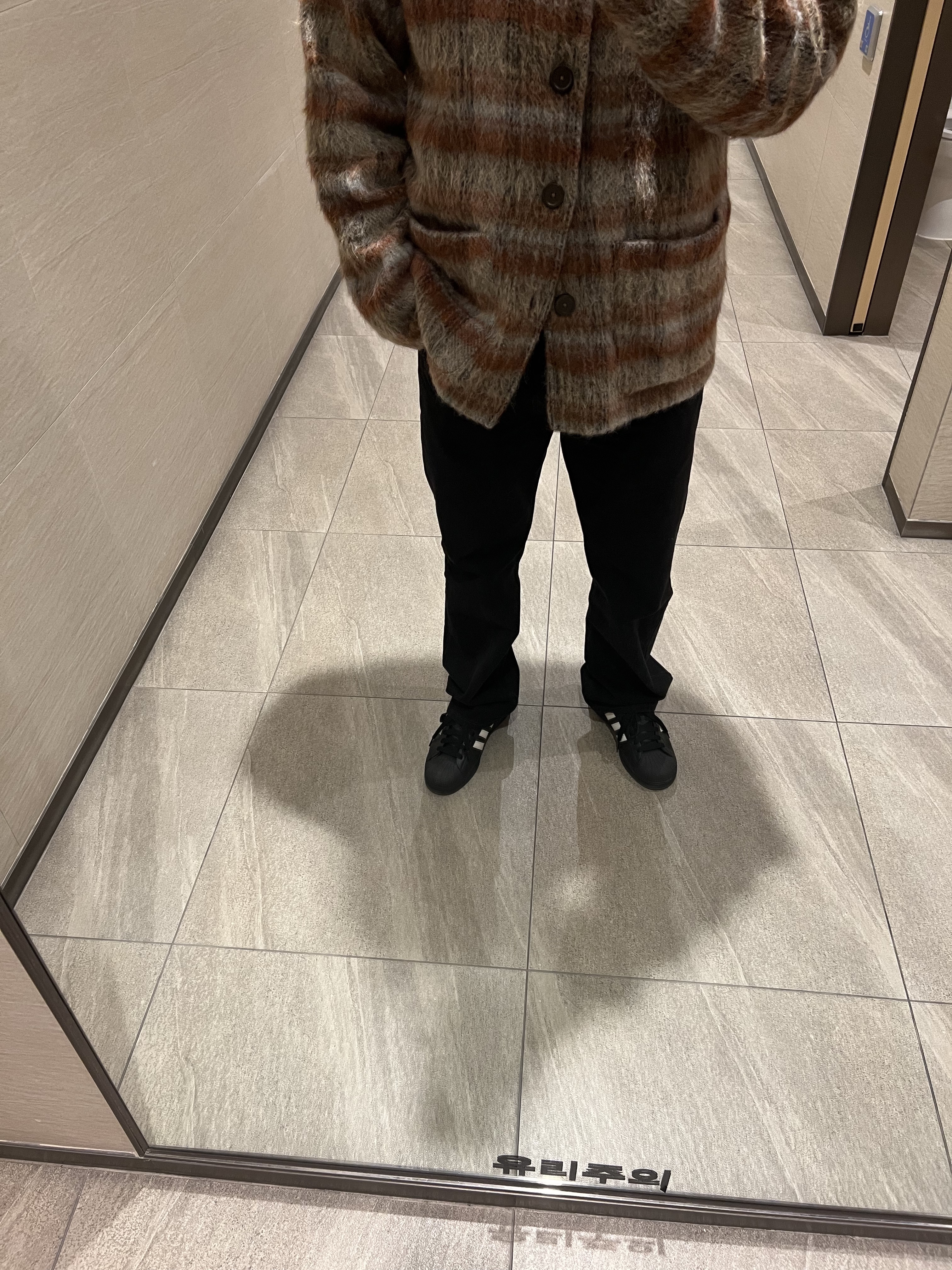 Our Legacy Cardigan Mohair Ament Check 착용 스타일