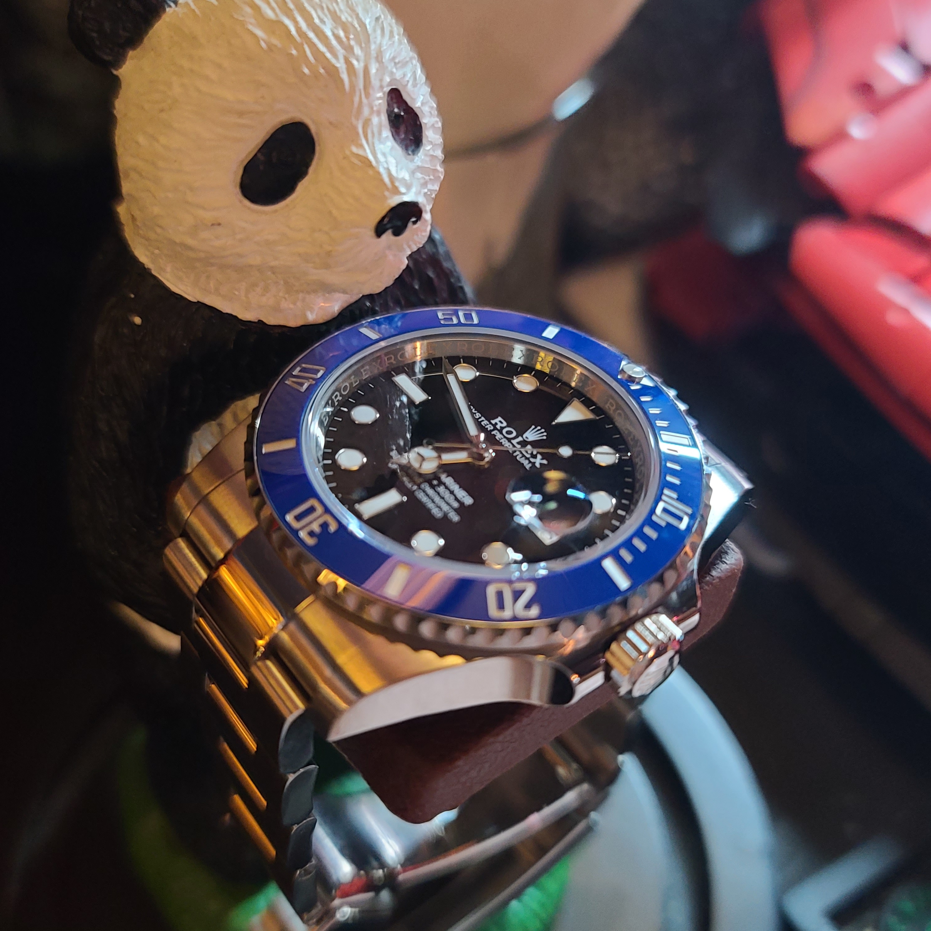 Rolex Submariner Date 41mm 126618LB Blue Green Oyster 착용 스타일 - 2