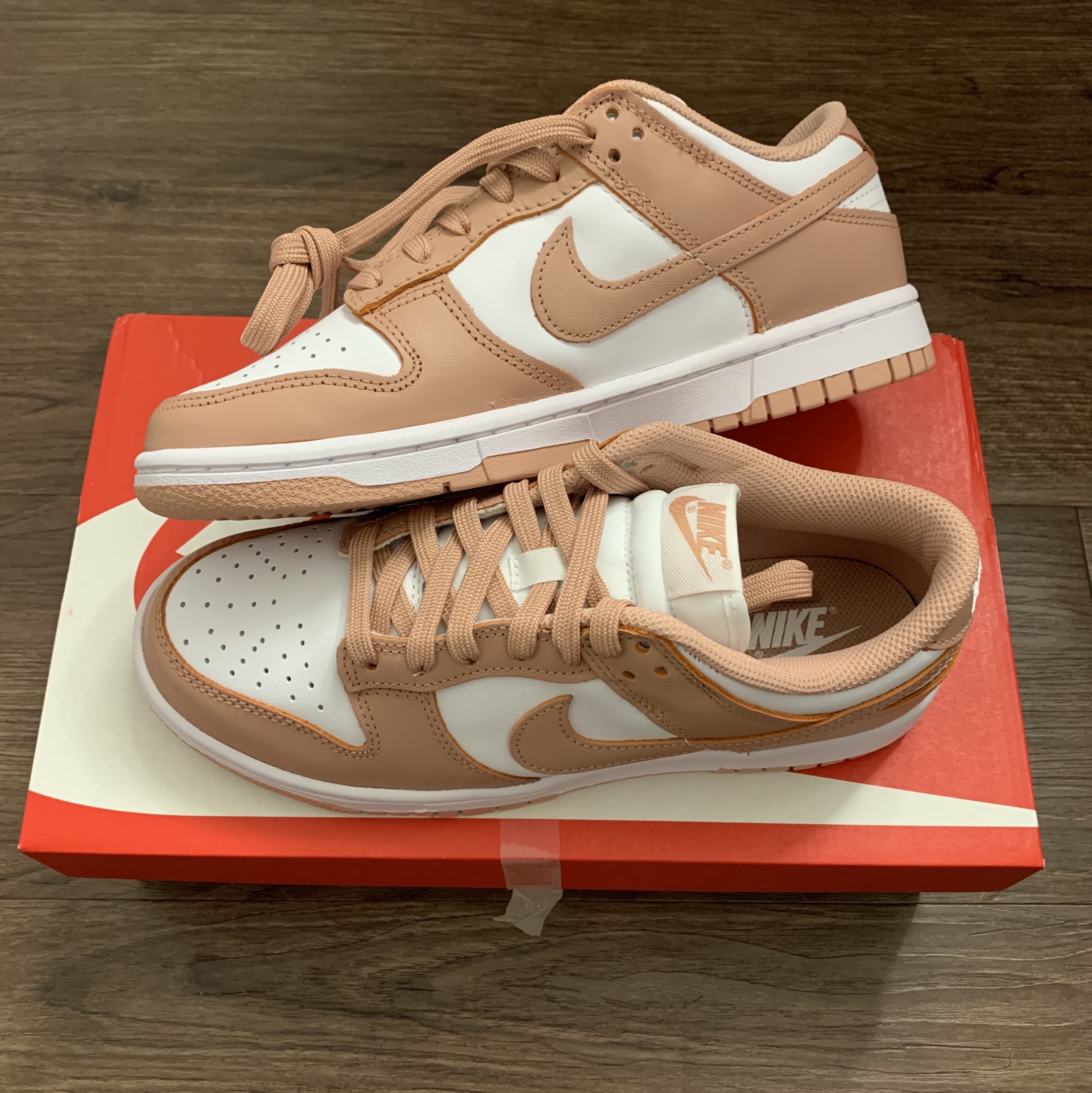 (W) Nike Dunk Low Rose Whisper 착용 스타일