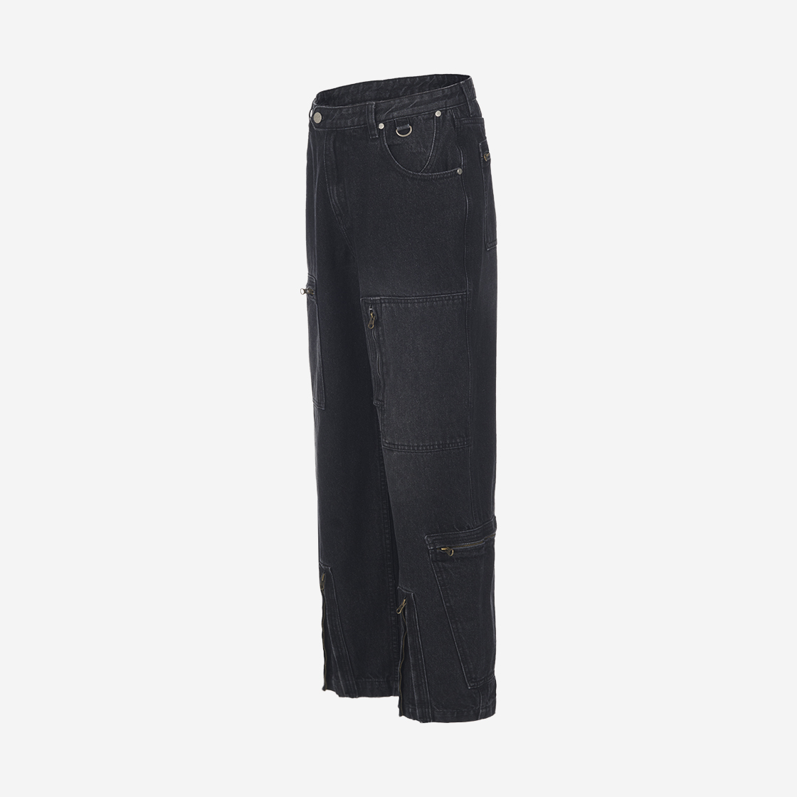 더바이닐하우스 플라이트 데님 팬츠 블랙(Thevinylhouse Flight Denim Pants Black) - 2