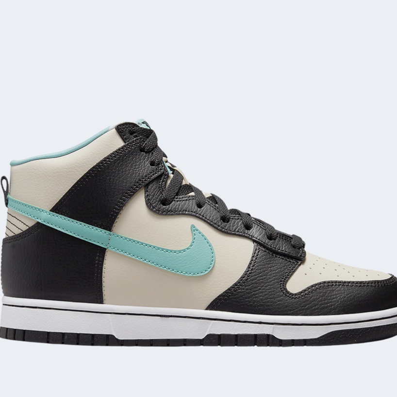 Nike Dunk High Retro EMB Pearl White Washed Teal and Black, Nike x Tiffany & Co. Air Force 1 Low SP 1837 착용 스타일