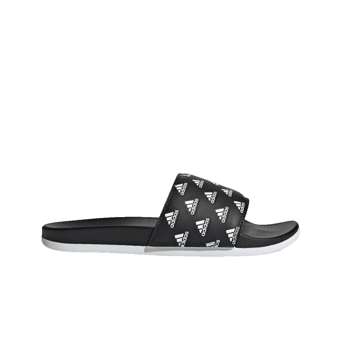 아디다스 아딜렛 컴포트 슬라이드 코어 블랙 클라우드 화이트(Adidas Adilette Comfort Slide Core Black Cloud White) - 1