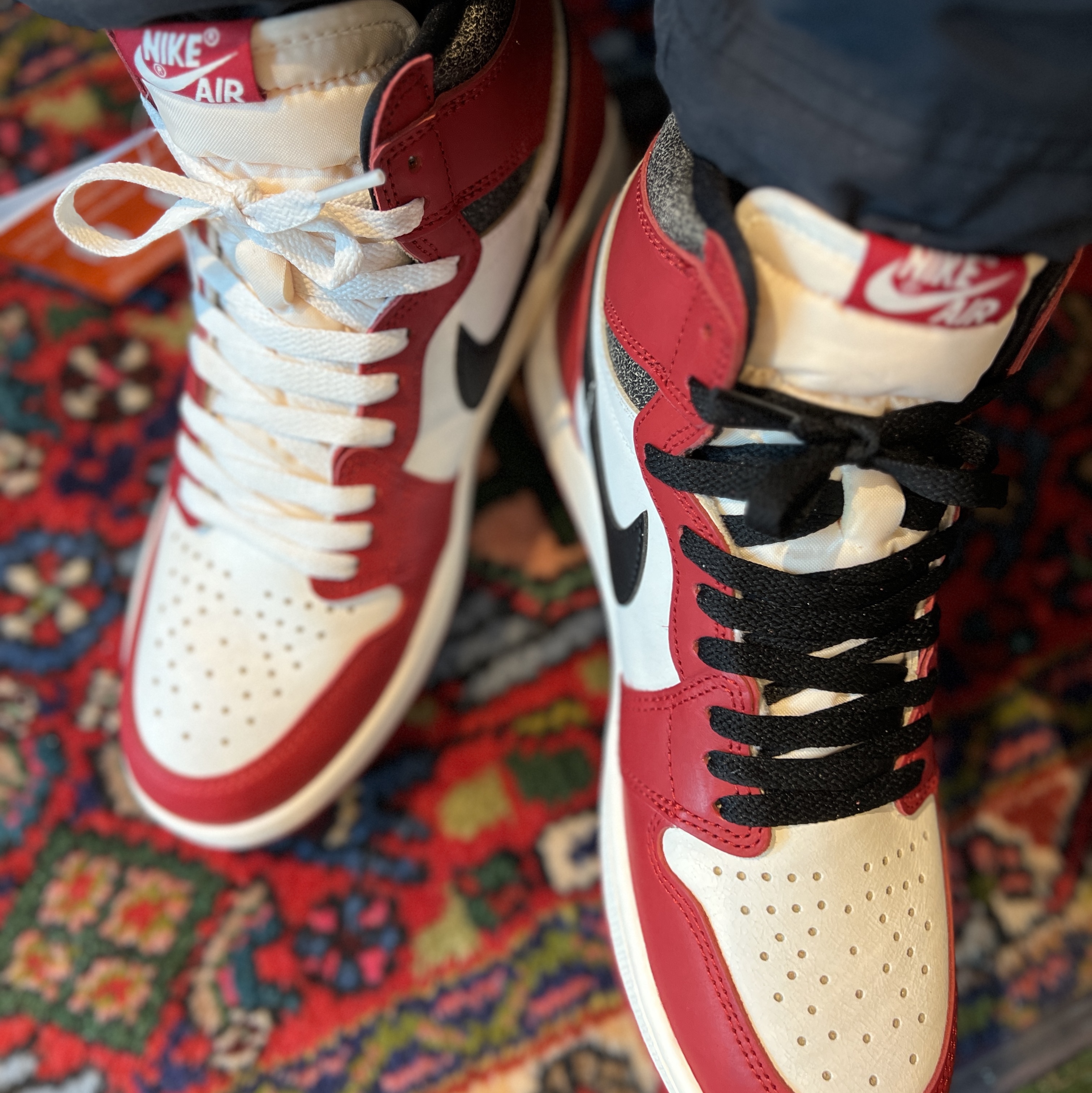 Jordan 1 Retro High OG Chicago 2022 착용 스타일 - 5